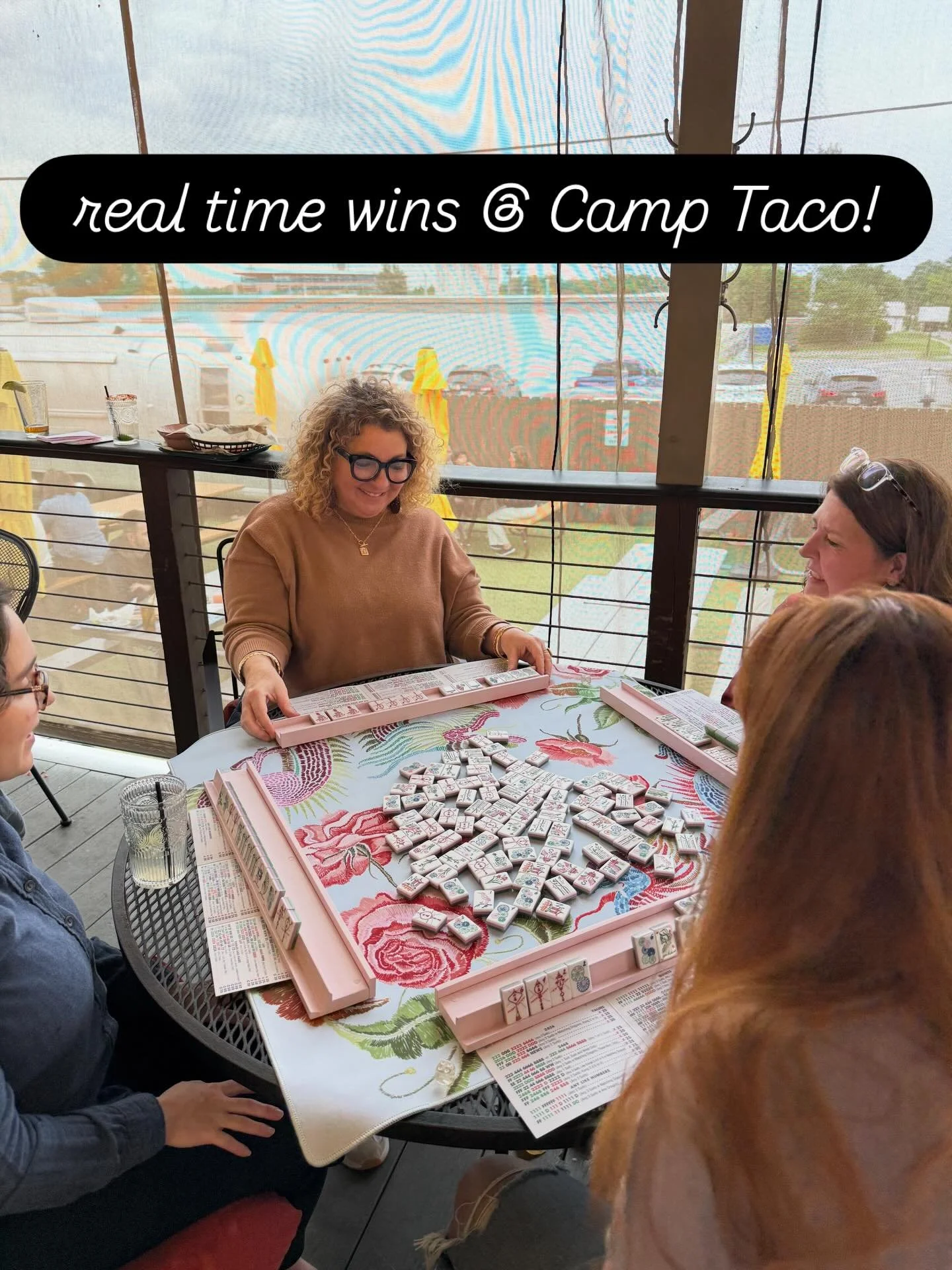Could we be having more fun? We&rsquo;re racking up wins and tallying up the tacos @camp.taco tonight.

🌮🌮🌮 tables already have wins on the board!

Who will take home the coveted Taco Trophy?🏆 

Stay tuned!