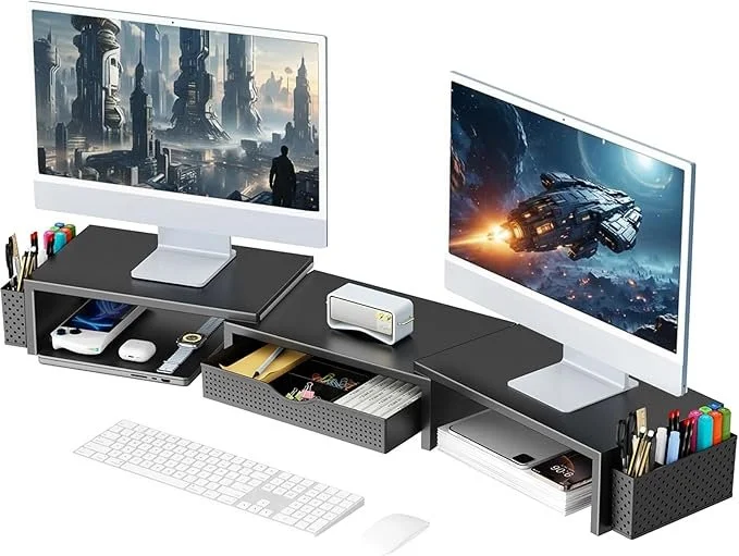 Dual Monitor Stand Riser