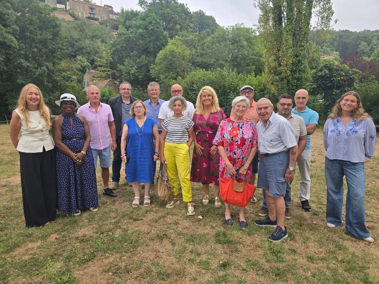 Dominique Faure en Dordogne aux côtés de Véronique Dubeau-Valade
