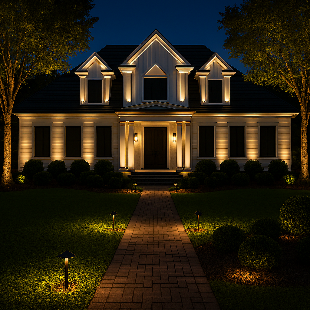 Custom Charlotte outdoor lighting