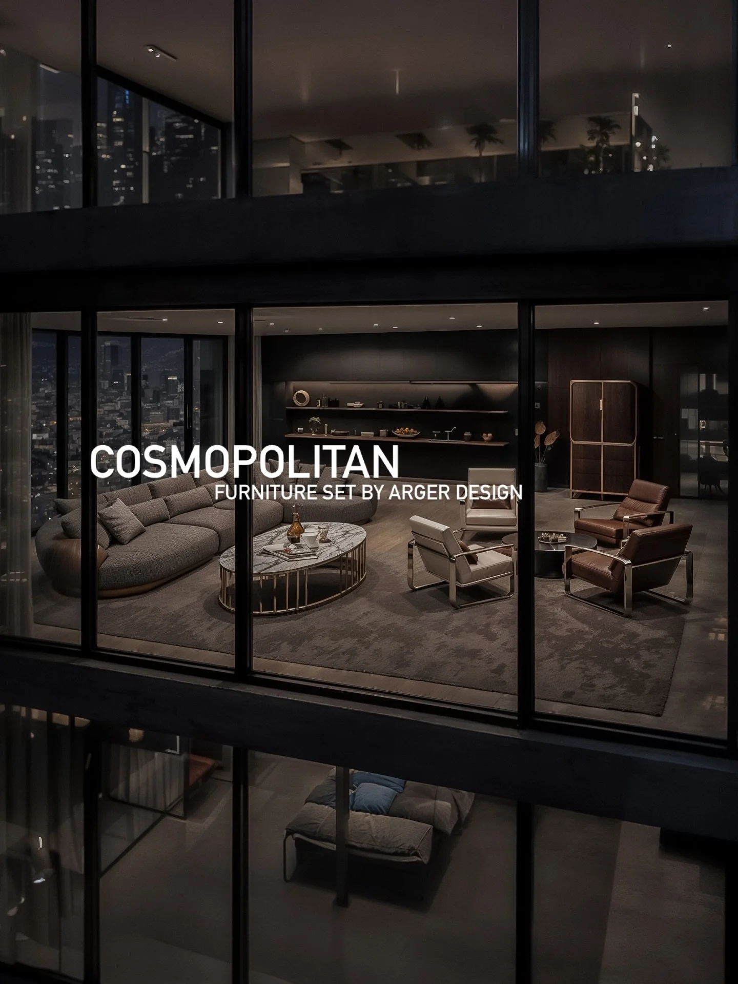 COSMOPOLITAN 
FURNITURE SET BY ARGER DESIGN
@iconhome.art @ig.inspiration.group #interiors #icon #arger #design
