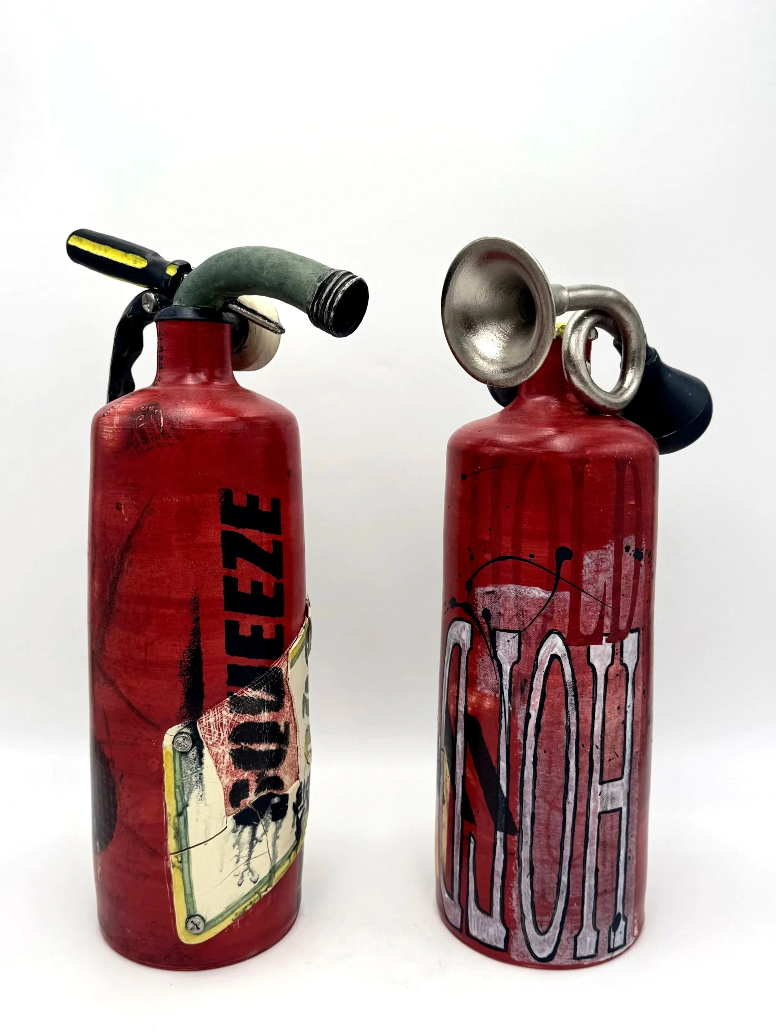  Basic Instructions , 2024,
Ceramic, glaze & luster,
12"x6"x16"