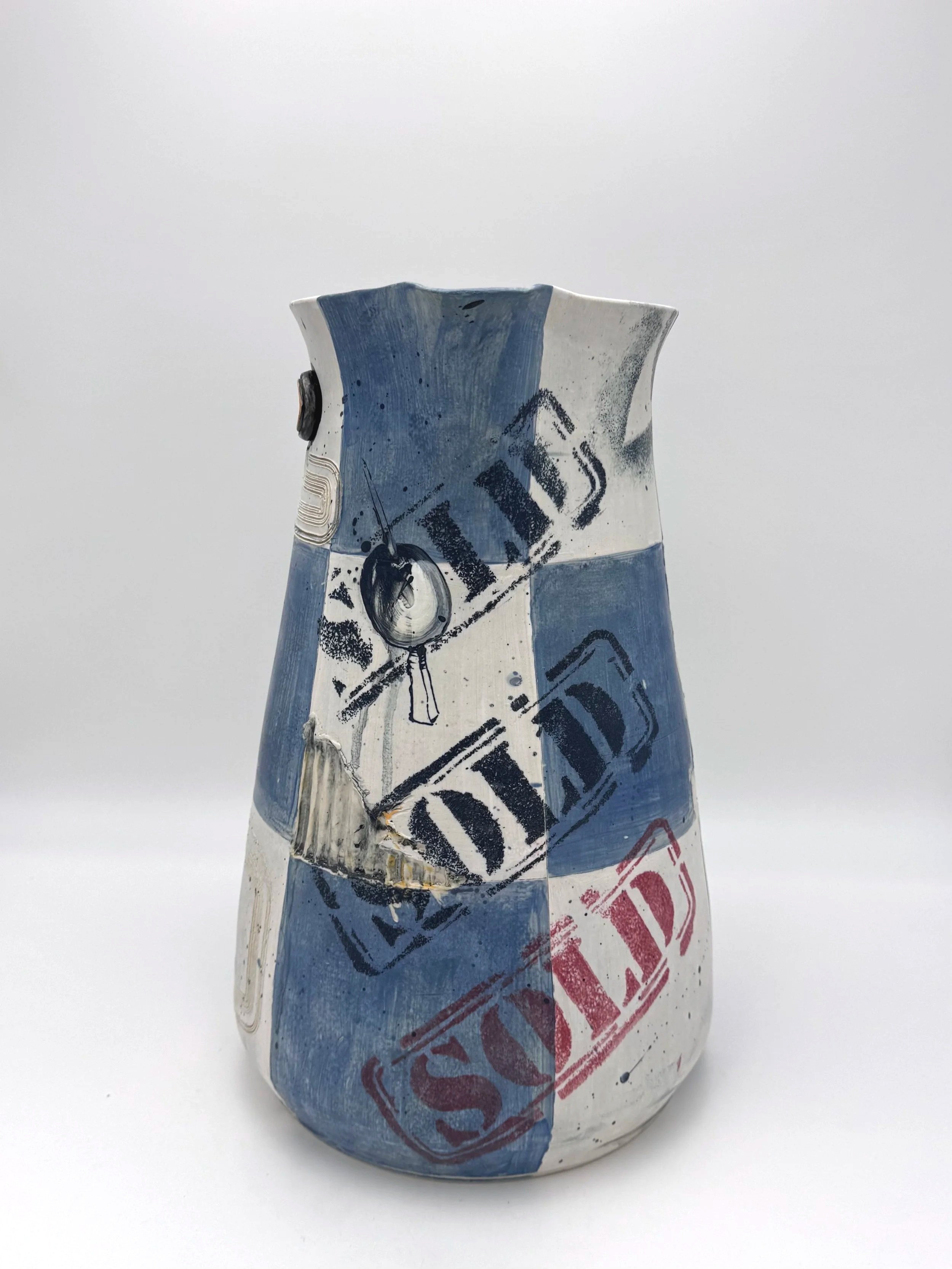  Untitled , 2024, 
Ceramics & glaze, 
9" x 9" x 15"