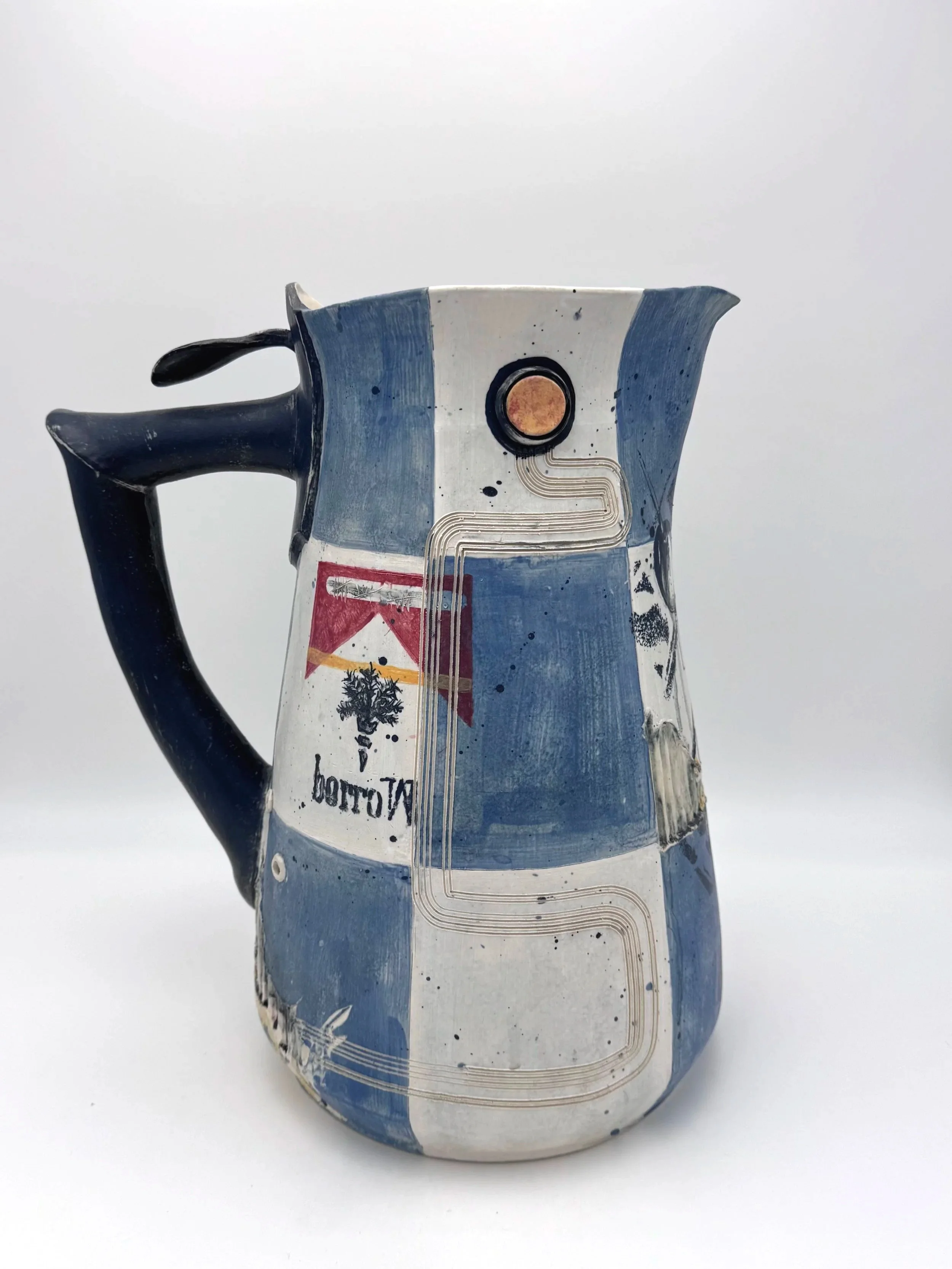  Untitled , 2024, 
Ceramics & glaze, 
9" x 9" x 15"