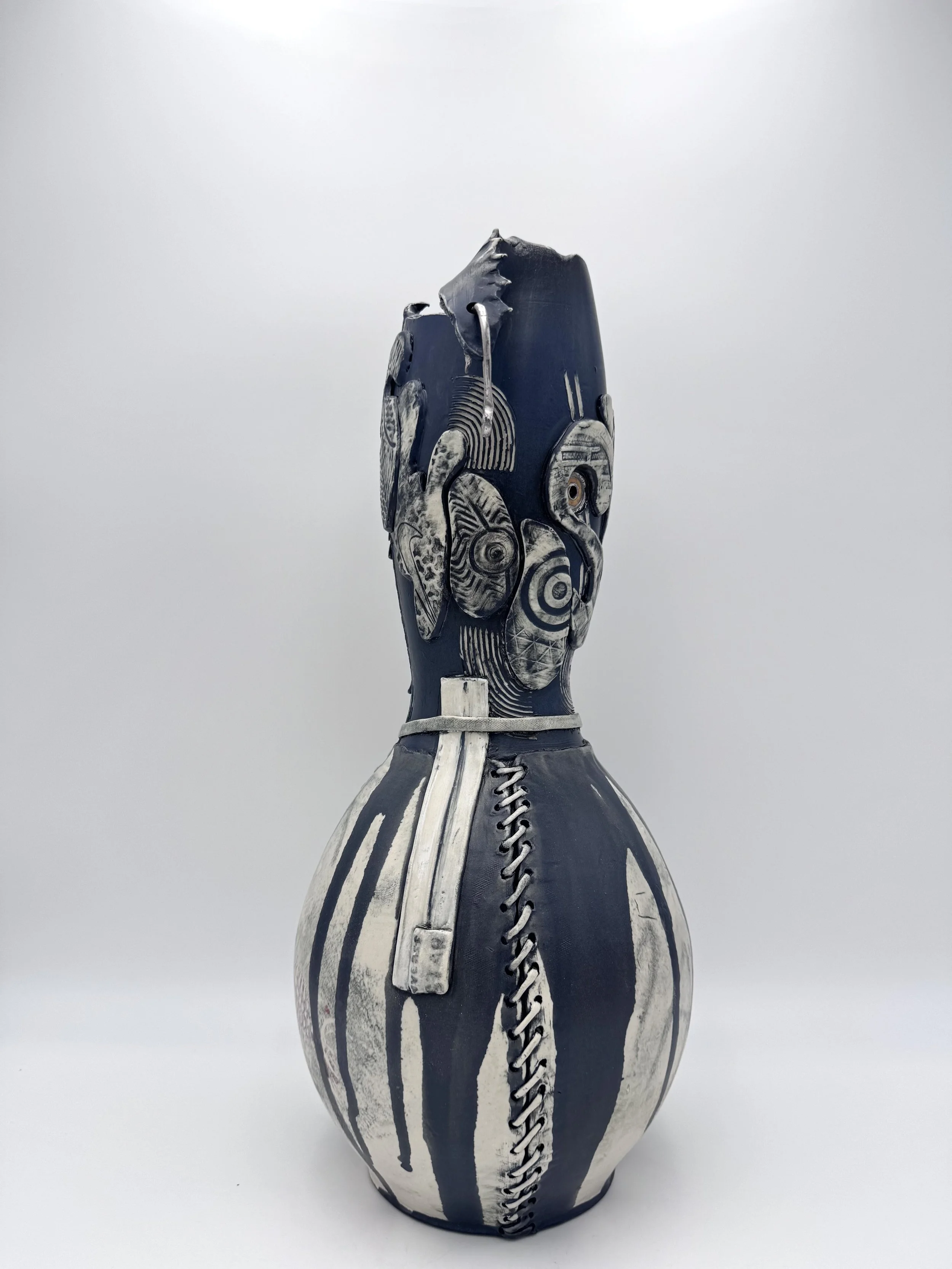  Sole Food , 2026, Ceramic, glaze & luster, 8"x8"x18"