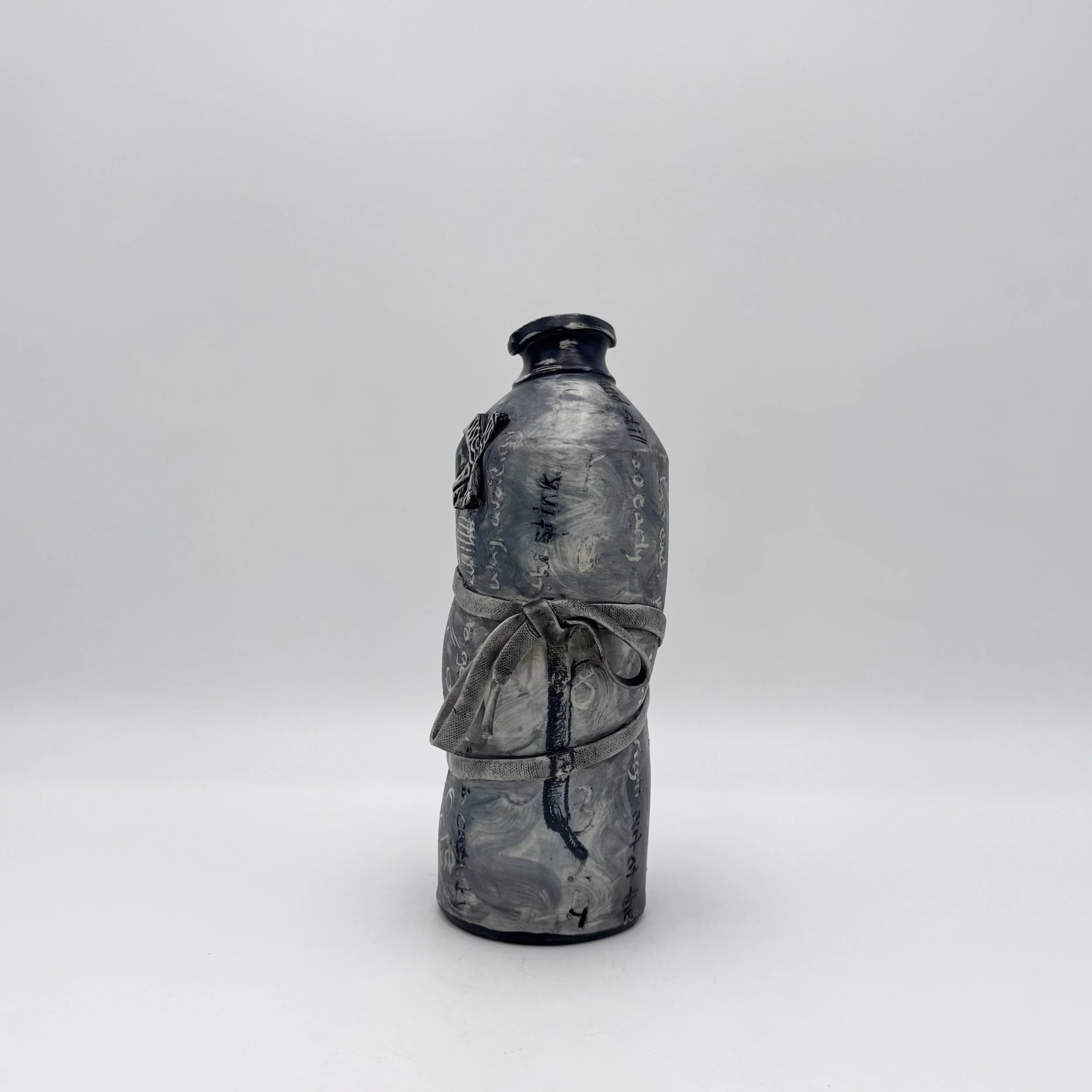  Steamy , 2026, Ceramic & glaze, 3.5"x3"x8"