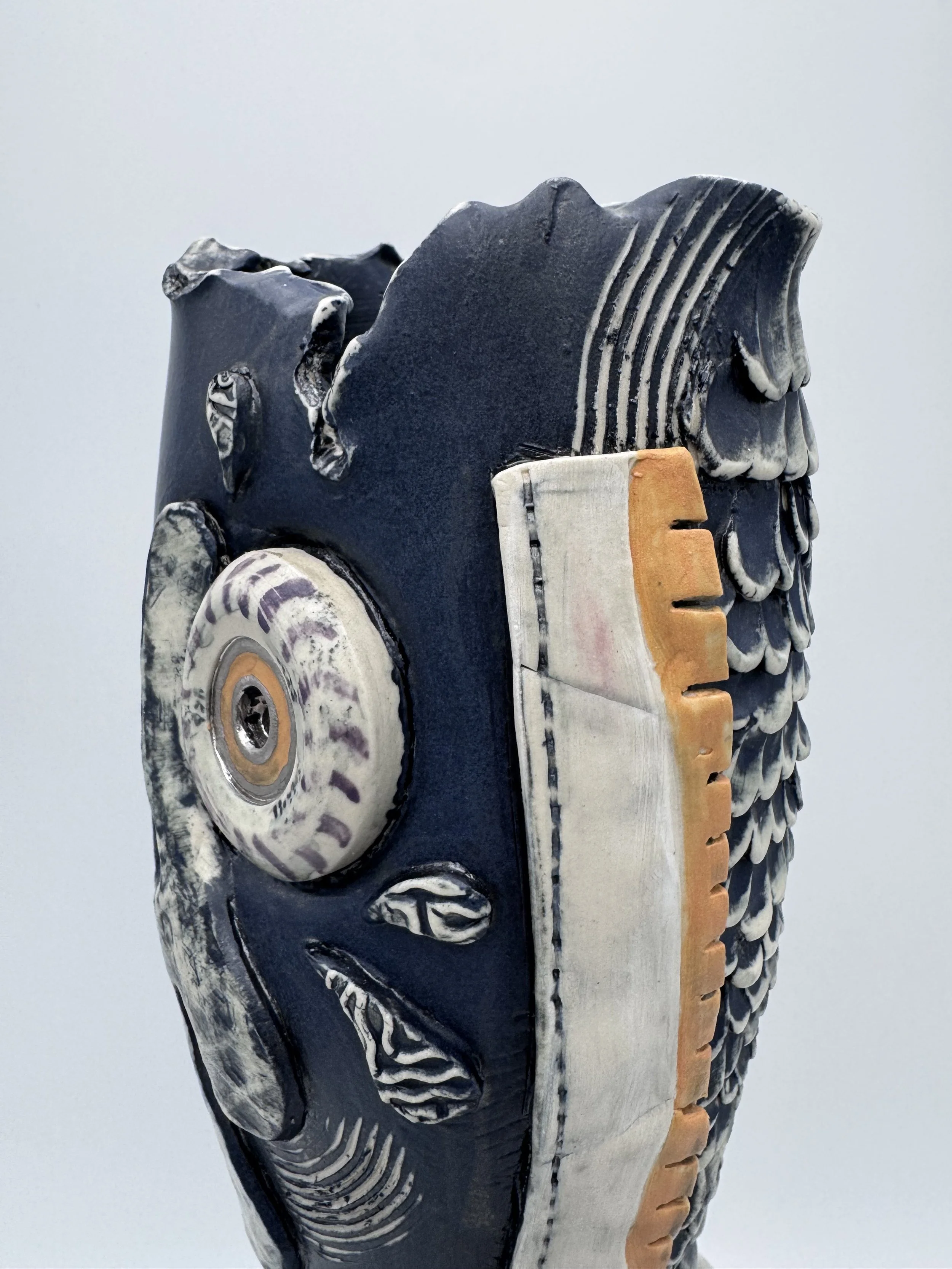  Sole Food , 2026, Ceramic, glaze & luster, 8"x8"x18"