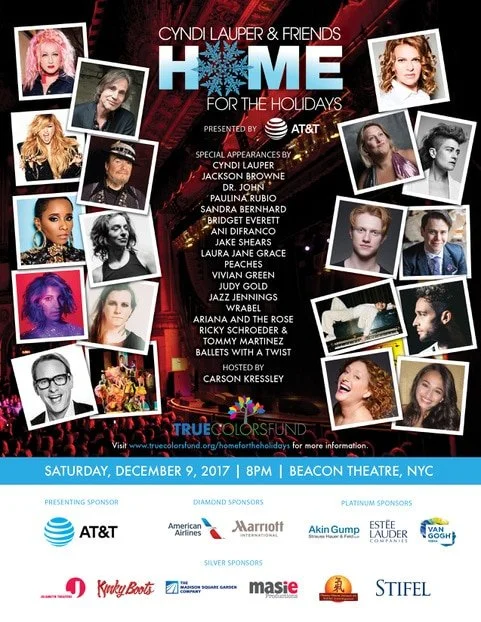 7th annual Cyndi Lauper & Friends: Home for the Holidays 2017