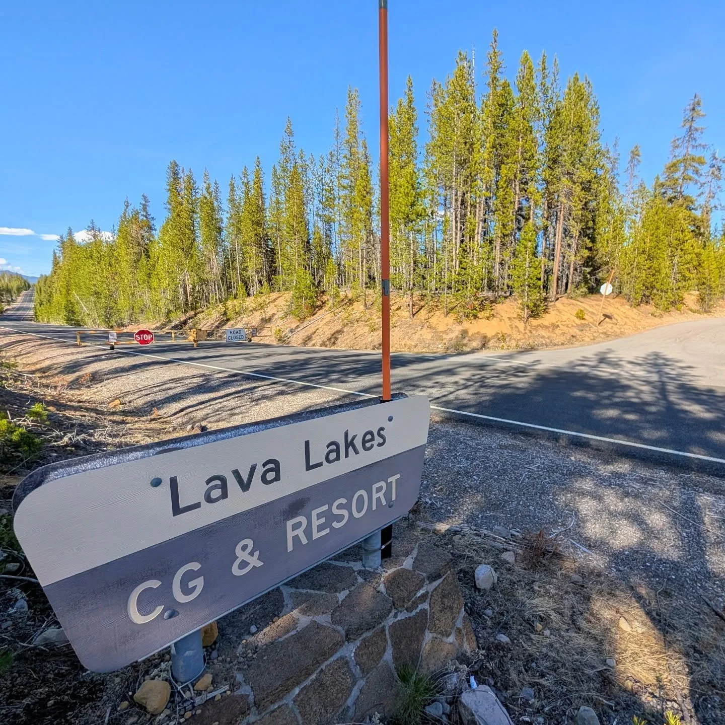 The gate on the Cascade Lakes Highway was just moved right past the turn to Lava Lake! At this time the gate to the campground and boat ramp remain closed with a tentative opening of May 15th. We are busy on the resort side bringing up inventory and 