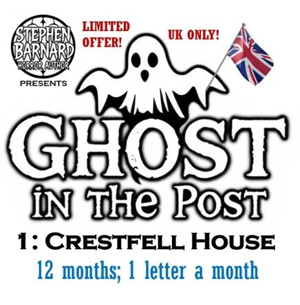 LIMITED OFFER: UK ONLY Ghost In The Post 1: Crestfell House. (12 month package: 1 delivery a month + storage box)