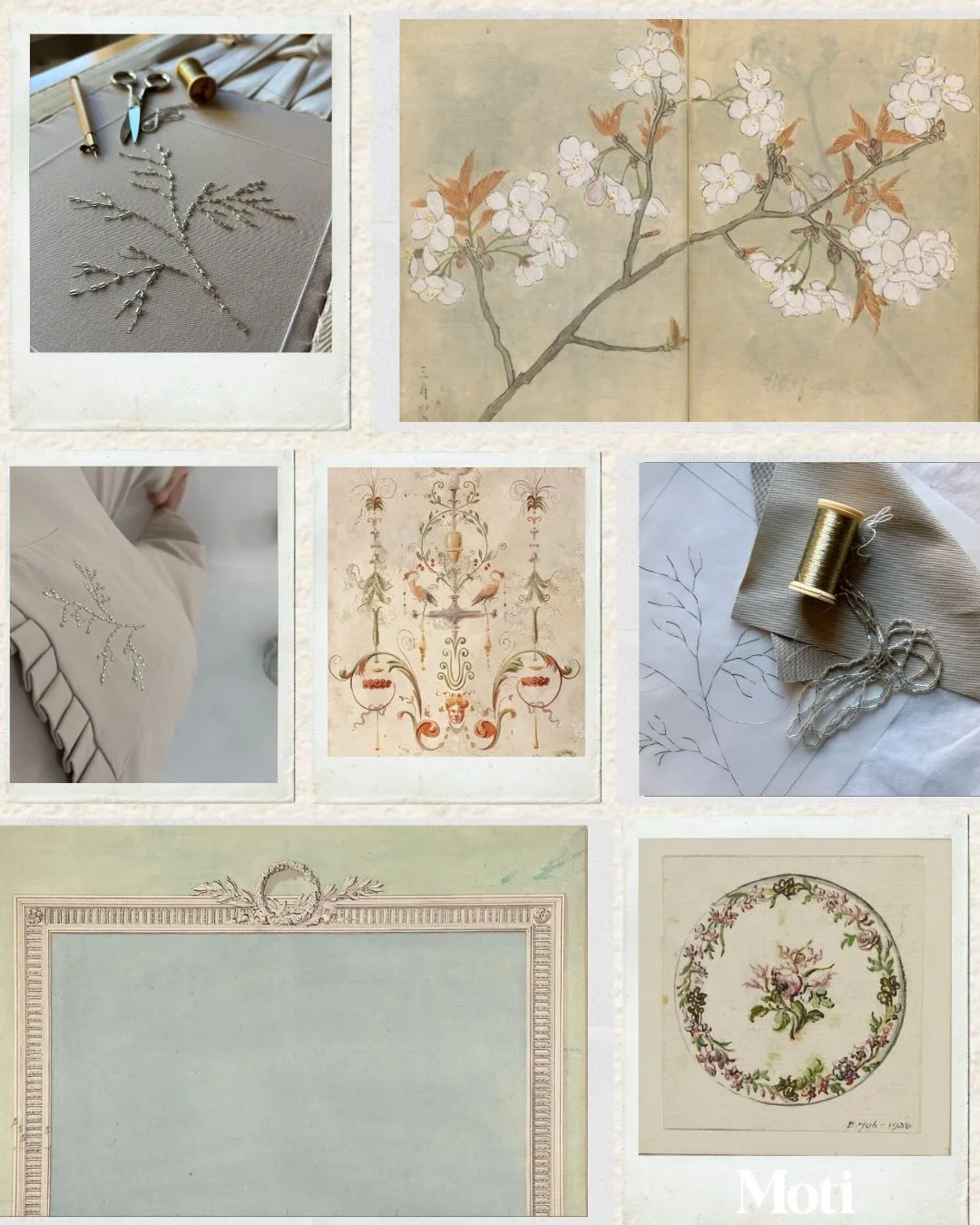 Poder ofreceros la posibilidad de personalizar vuestra chaqueta beige con el bordado a mano en cristales por Victoria de @by_luneville nos parece un SUE&Ntilde;O 🪡🤍✨ teniendo en cuenta la experiencia y el saber hacer de Victoria, que estudi&oacute;