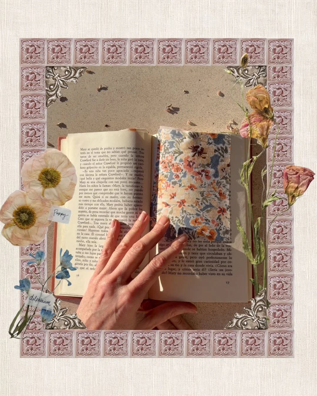 📖 Ya tenemos la primera intervenci&oacute;n en marcha 🥹🌸🪡 &iquest;adivin&aacute;is qui&eacute;n puede ser? Es alguien con quien hemos hecho colaboraciones preciosas, m&aacute;s de una...DESEANDO ver florecer este libro y compartirlo con vosotras✨