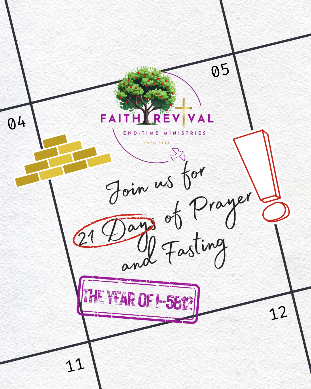 21 Days of Prayer & Fasting 