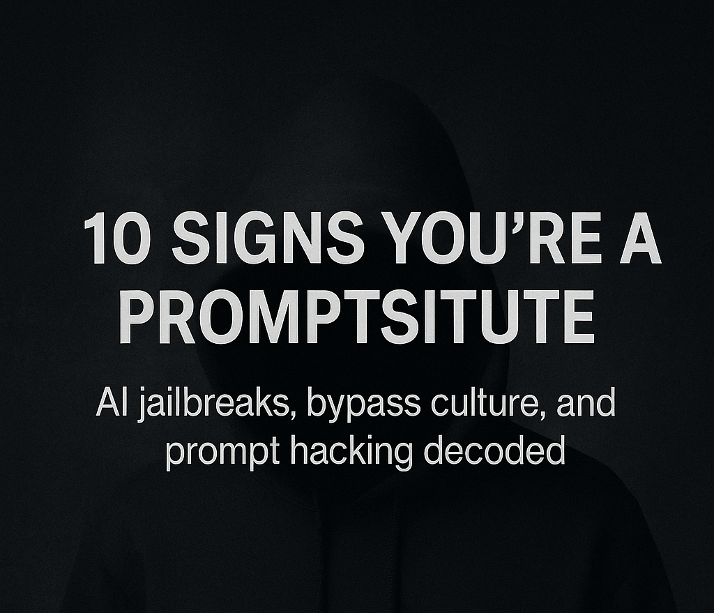 10 Signs You’re a PROMPTSITUTE