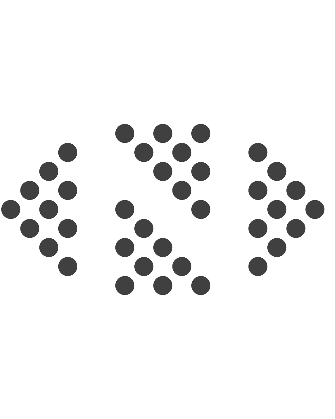 Black and white illustration of an atom diagram with a nucleus at the center and orbiting electrons around it