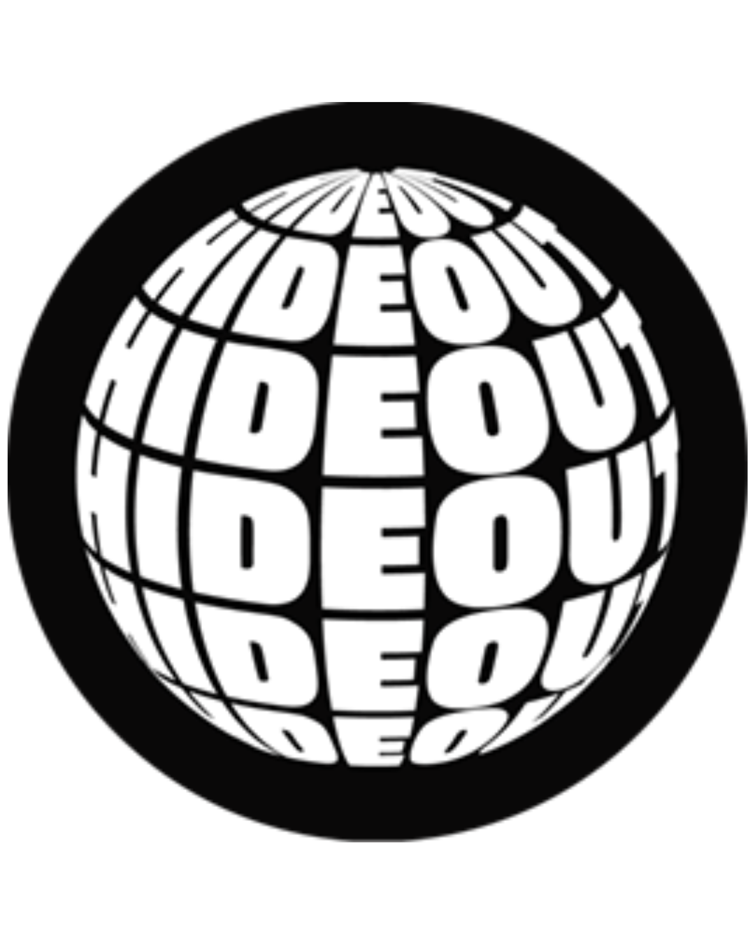 Black and white graphic of a globe with the word 'PEOPLE' repeated in a spherical pattern.