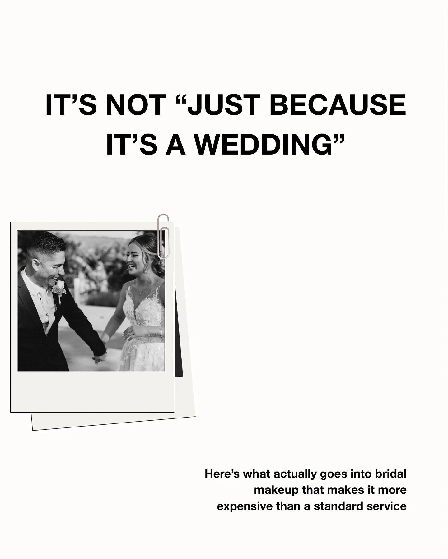 How often do people question bridal pricing in comparison to events? 

The reality is, there is SO much that goes into weddings so of course you should be charging more.