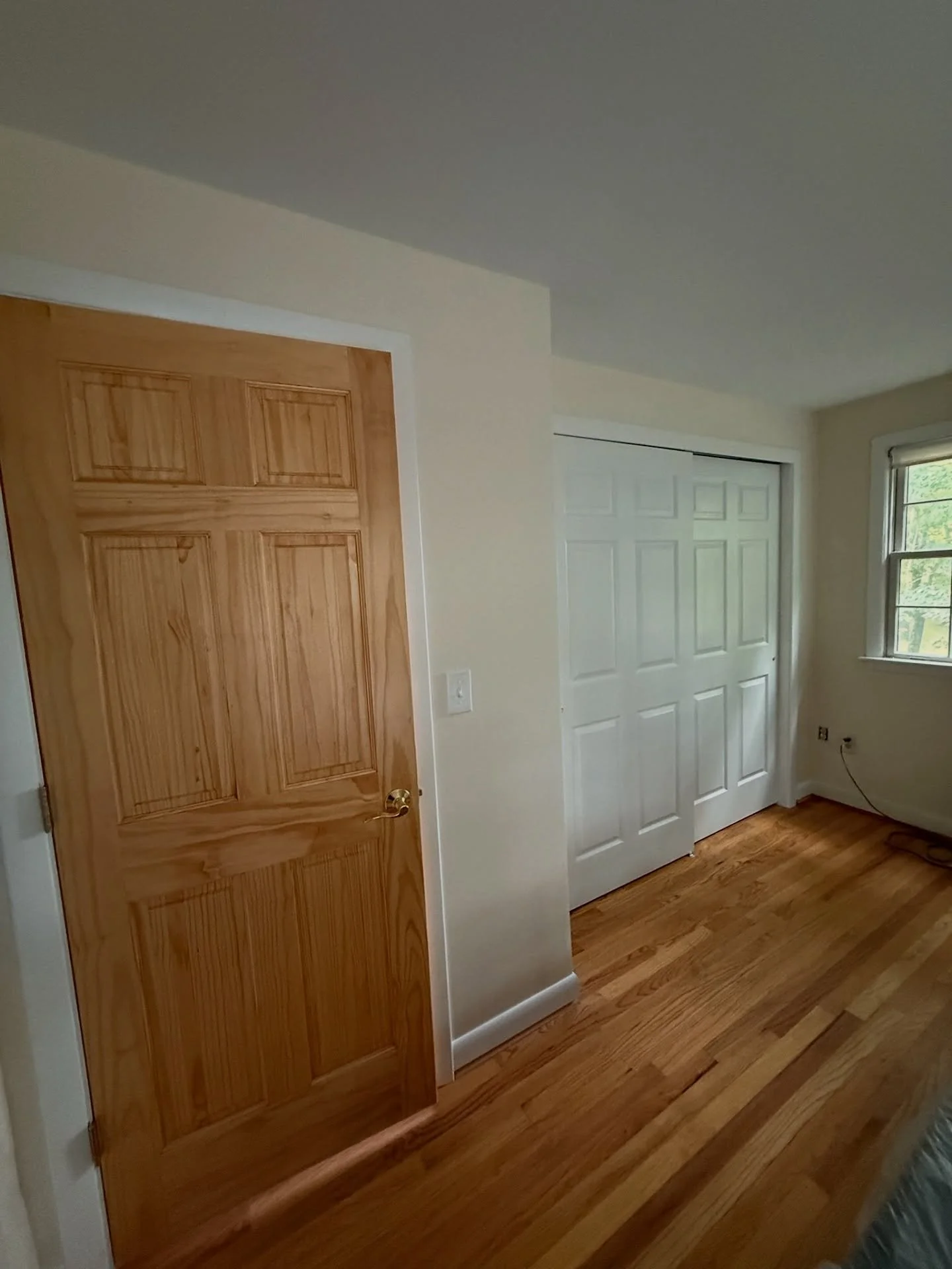 From one room to two ✨ We transformed this space to include two refreshed bedrooms and a spacious new closet. Smart layout, fresh paint, and a whole new feel. 💪🛠️
#BedroomRemodel #HomeRenovation #SpaceSaver #ClosetGoals #Remodeling #BeforeAndAfter 