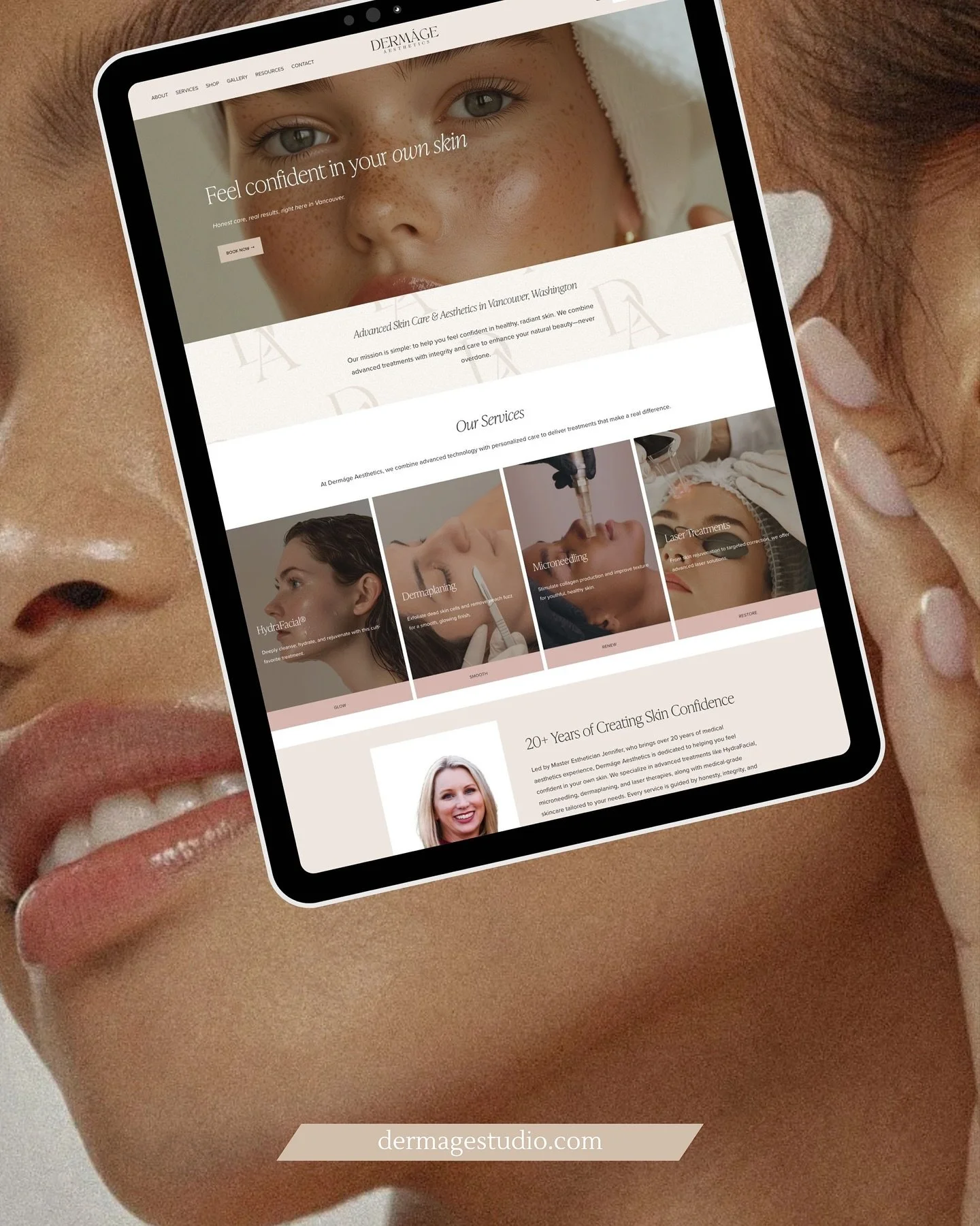 Our updated website is officially LIVE! ✨

I&rsquo;m so excited to share our beautiful new site &mdash; packed with helpful tips, resources, and everything you need to know about Derm&aacute;ge Aesthetics and your treatments with us.

Whether you&rsq