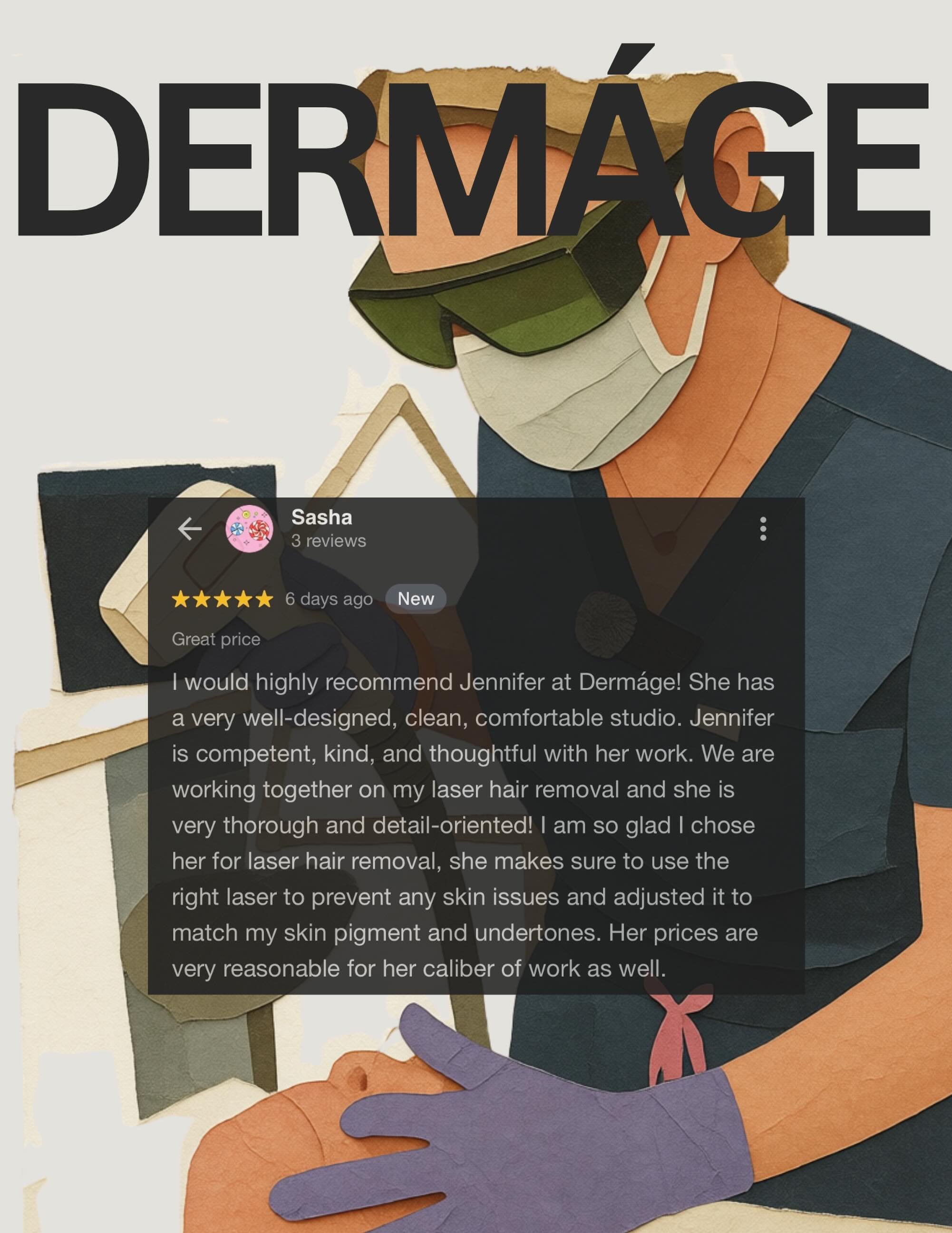 ✨ Real results. Real trust. Real care. ✨

When clients talk about their experience at Derm&aacute;ge Aesthetics , this is exactly what we strive for. From the moment you walk through our doors, Jennifer makes sure every treatment is customized, comfo