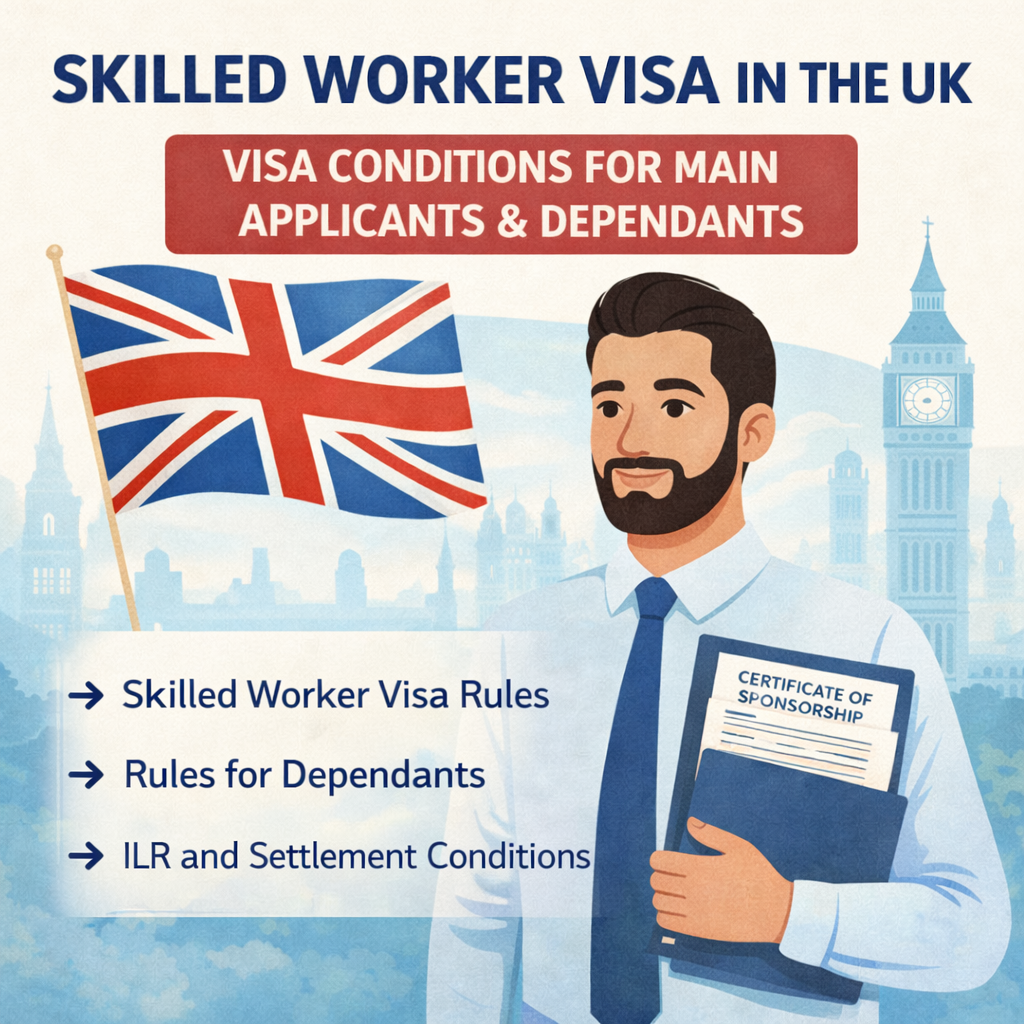 Visa Conditions in the UK: Rules for Skilled Workers, Dependants &amp; After Settlement
