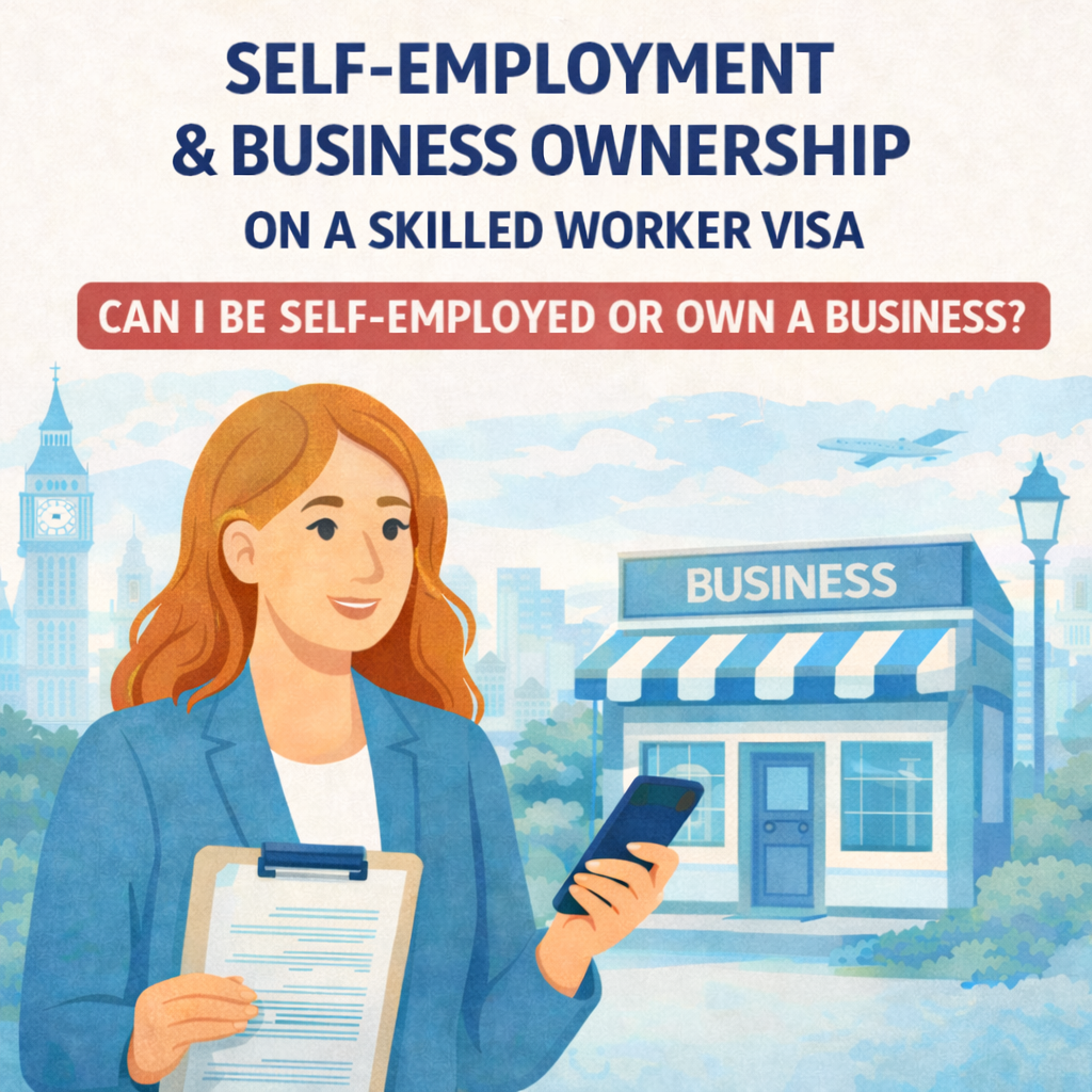Can I Be Self-Employed or Own My Own Business on a Skilled Worker Visa?