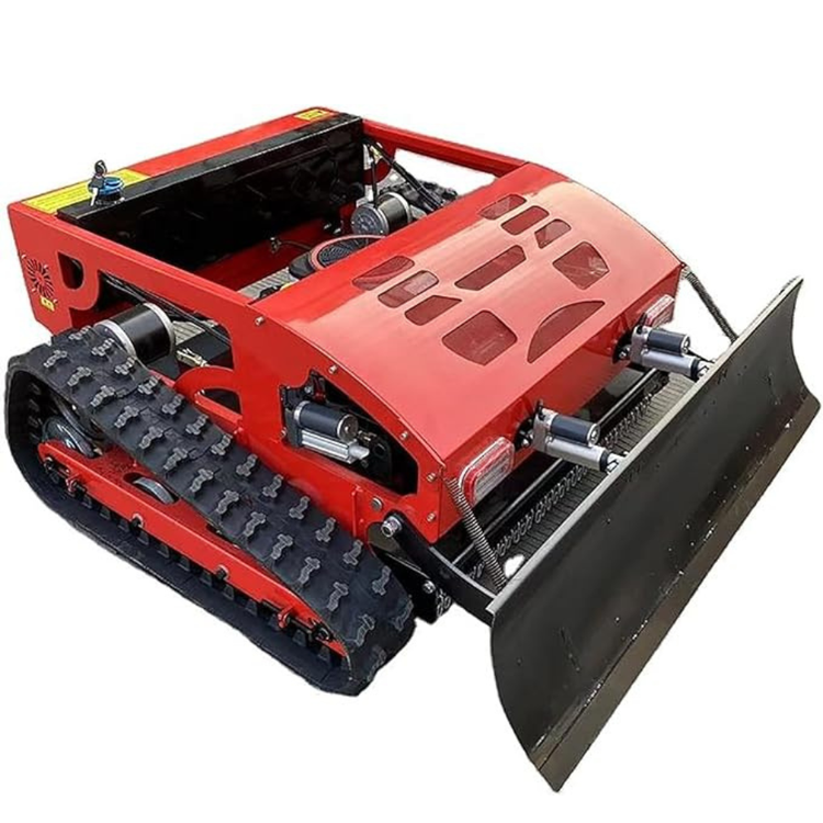 Hybrid Gas-Electric Robotic Mower with Snow Shovel