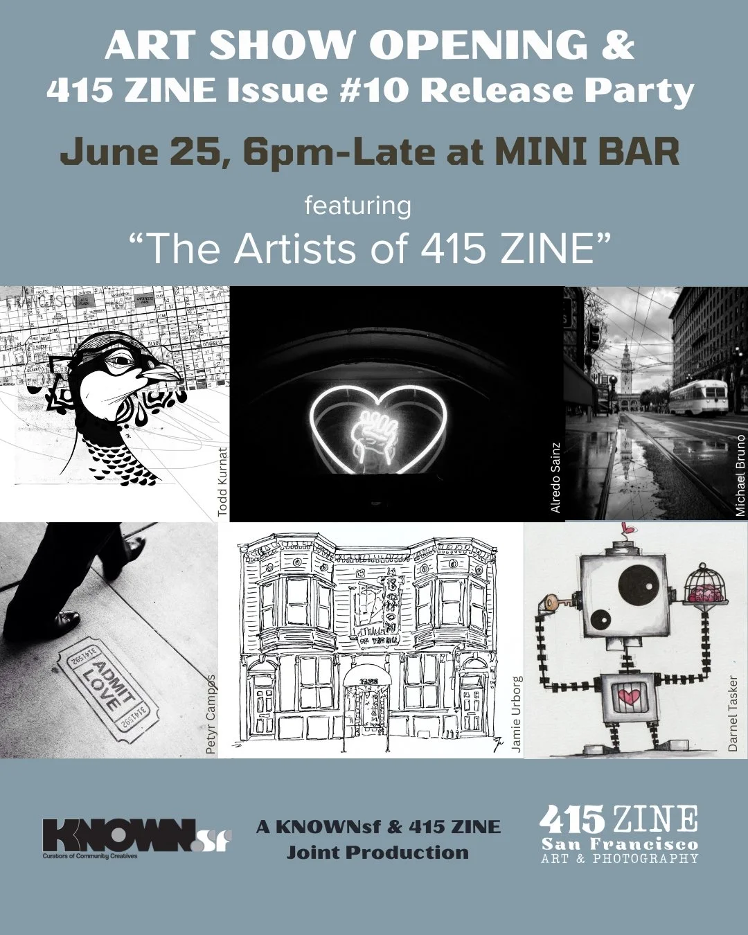 The Artists Of 415 Zine Opening Reception