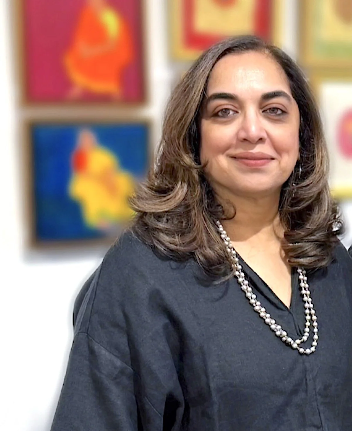 ArtMantra founder and artist Shantala Kaikini in Bergen County, New Jersey