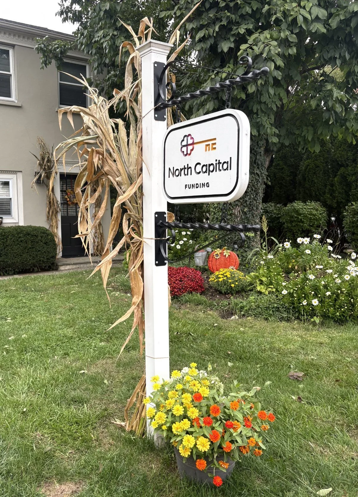 North Capital Funding sign outside its Denville, New Jersey office