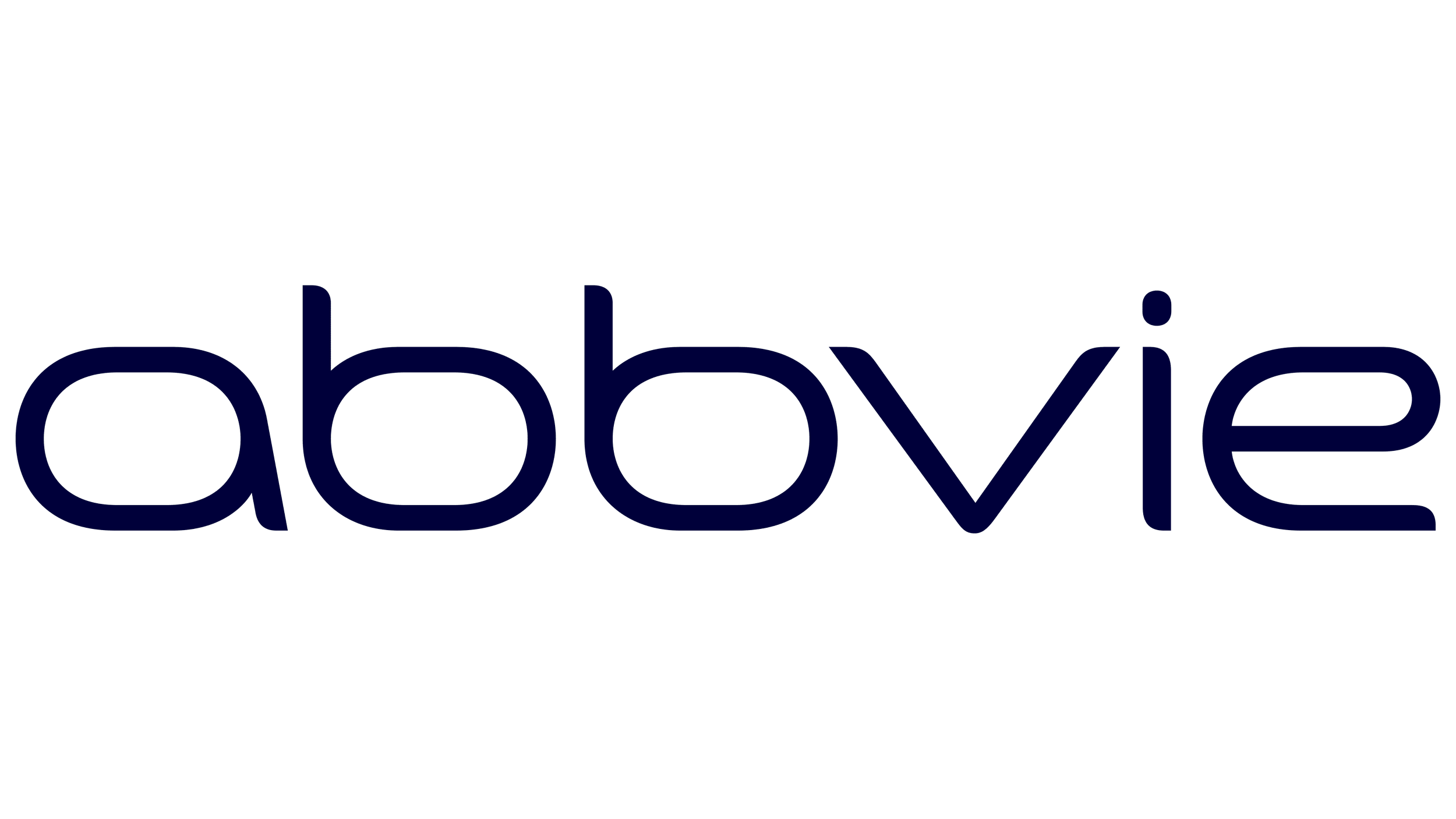 The Black and Blue Abbvie logo with the text 'abbvie' in stylised font.
