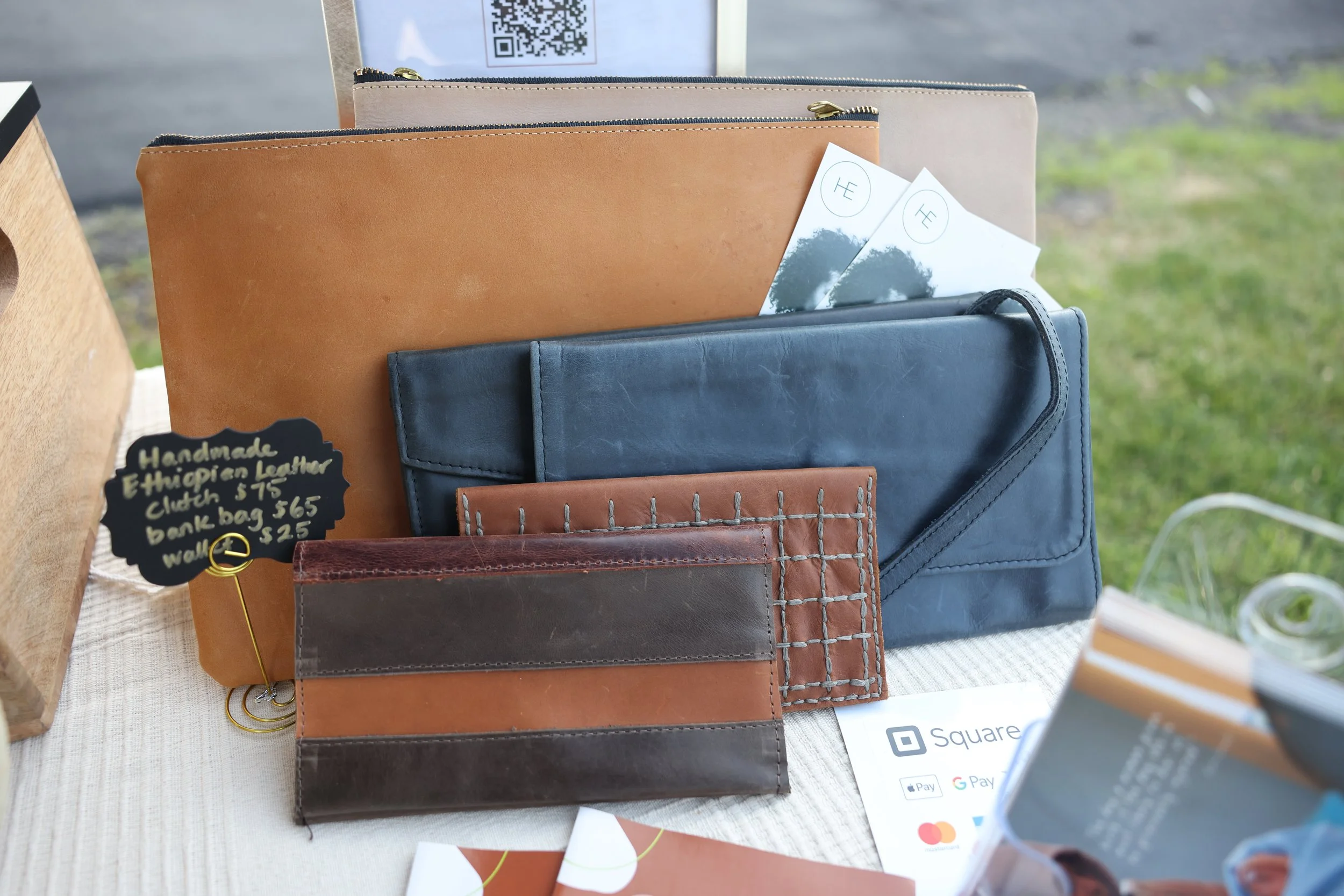 The Nomad Leather Clutch/ Wallet