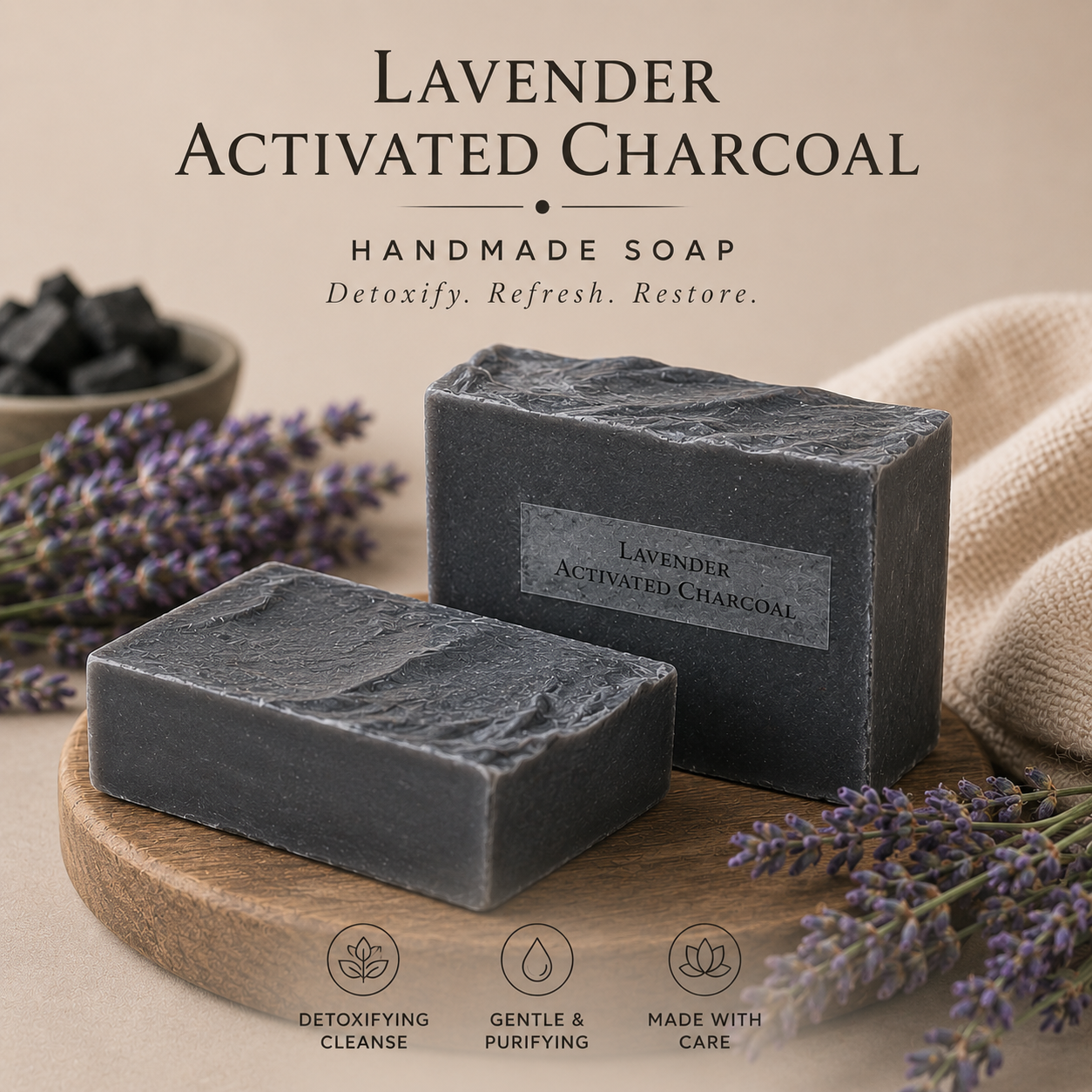 Lavender Activated Charcoal