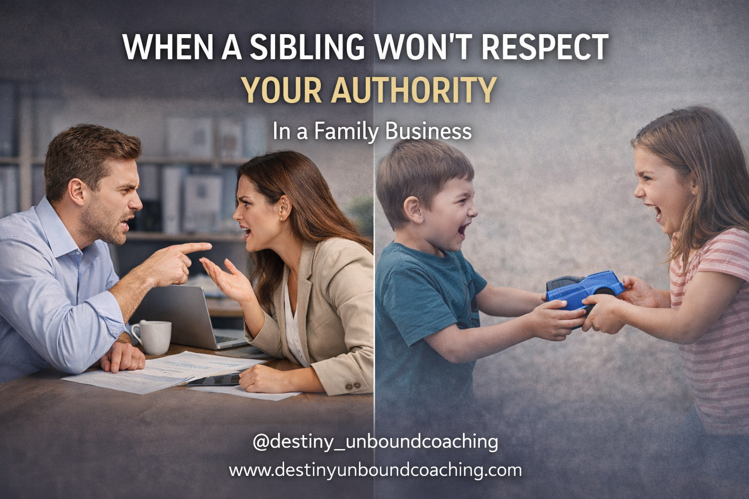 When a Sibling Won’t Respect Your Authority in a Family Business