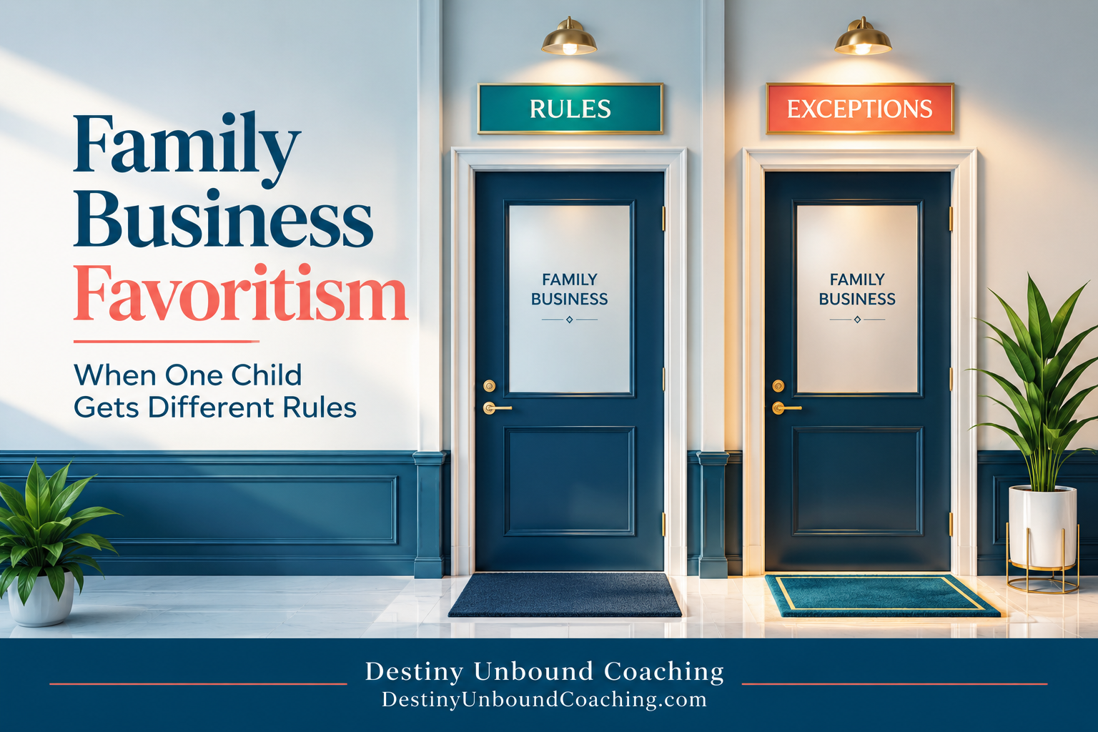 Family Business Favoritism: When One Child Gets Different Rules