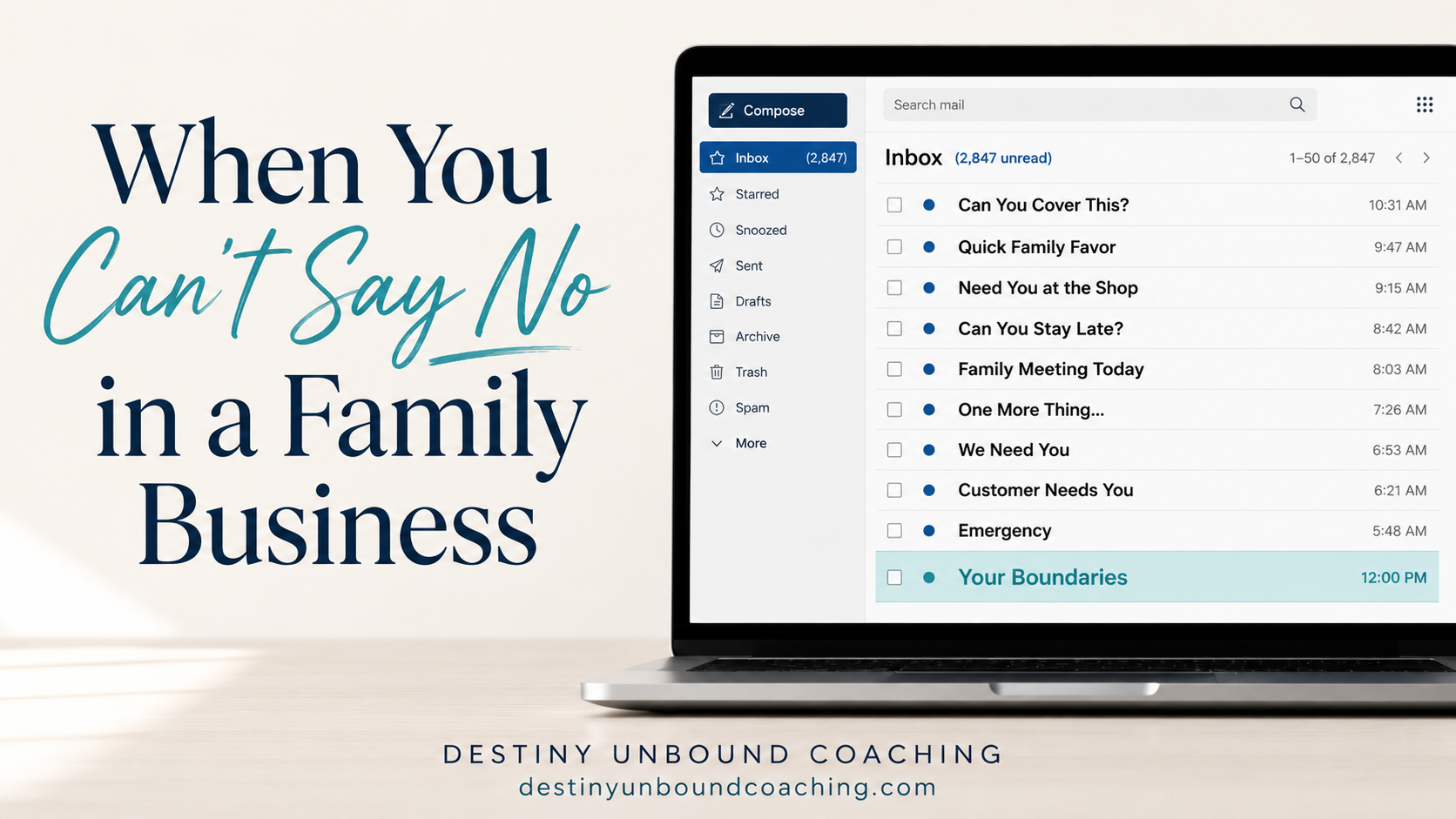 When You Can't Say No in a Family Business
