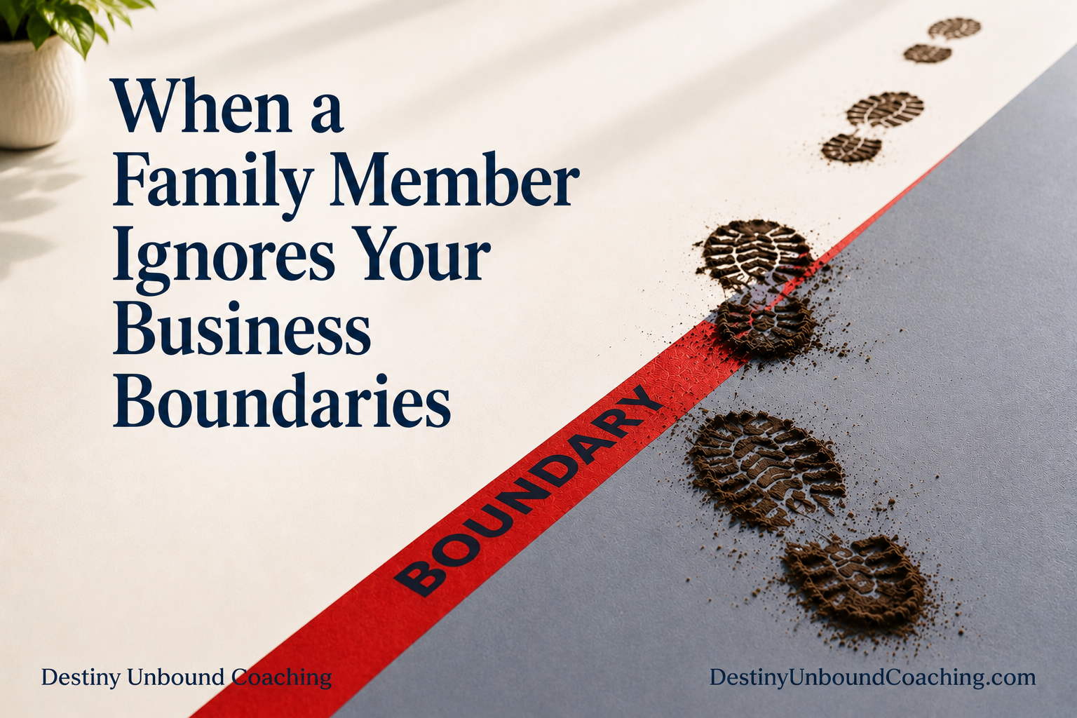 When a Family Member Ignores Your Business Boundaries