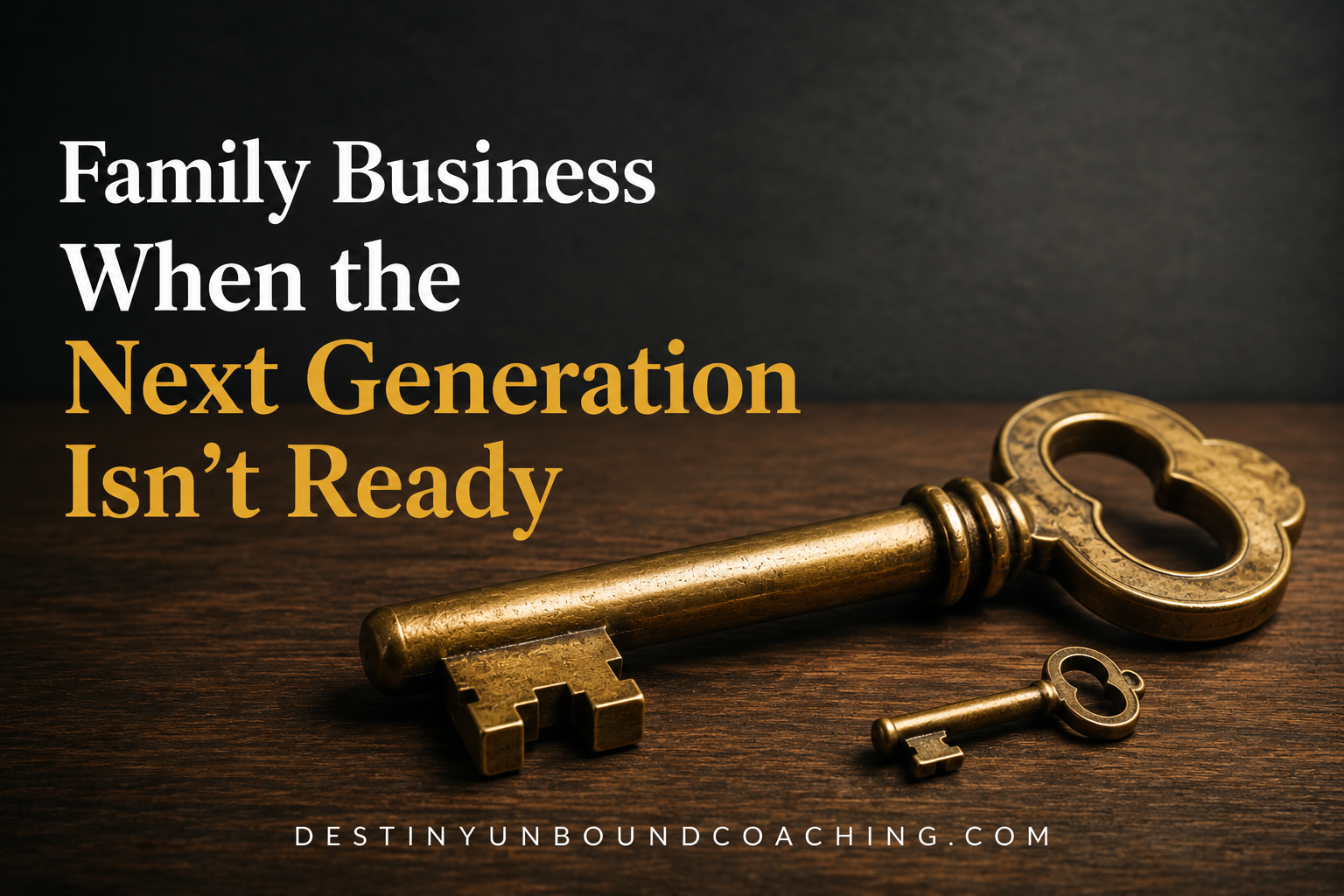Family Business: When the Next Generation Isn't Ready