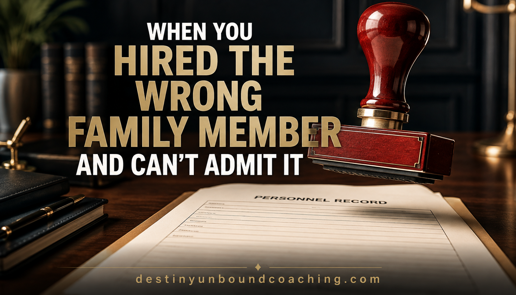 When You Hired the Wrong Family Member and Can't Admit It