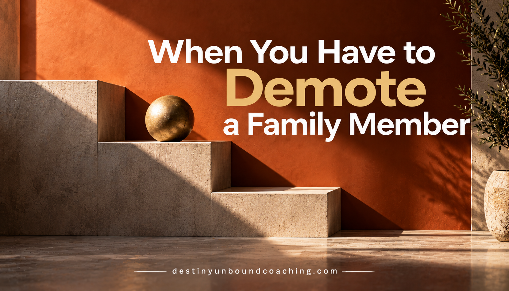 When You Have to Demote a Family Member in Your Business