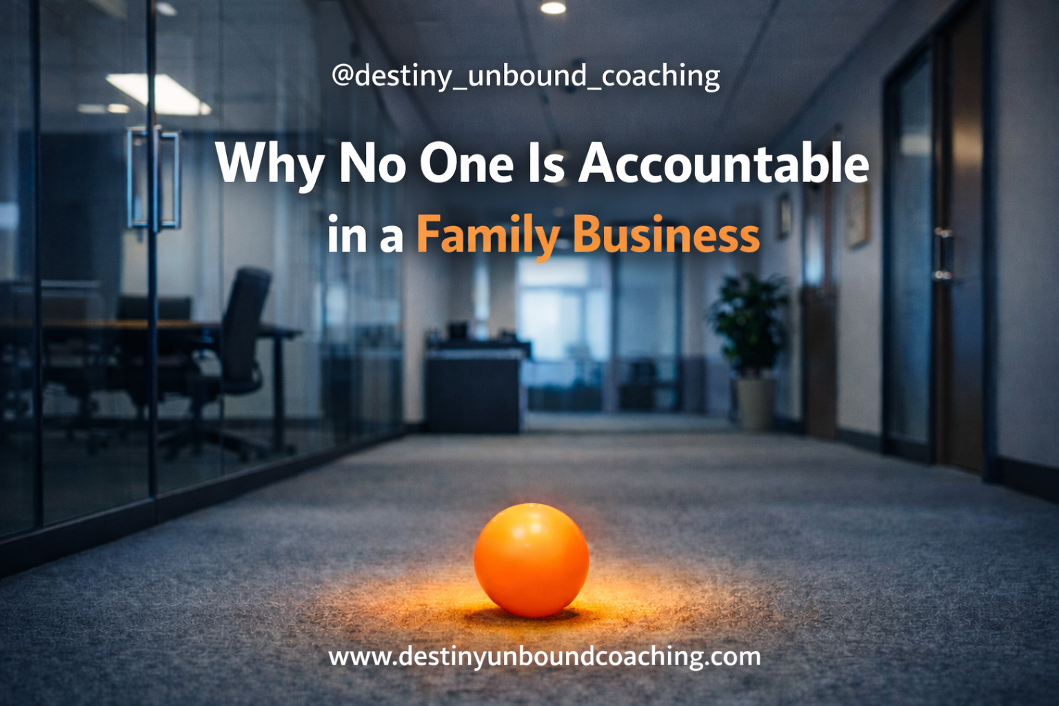 why no one is accountable in a family business dropped responsibility in office
