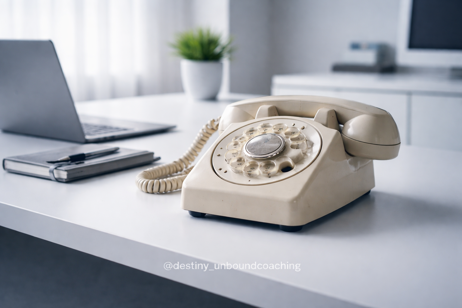 Outdated rotary phone on a modern desk, illustrating how family loyalty can block necessary leadership changes in a family-run business