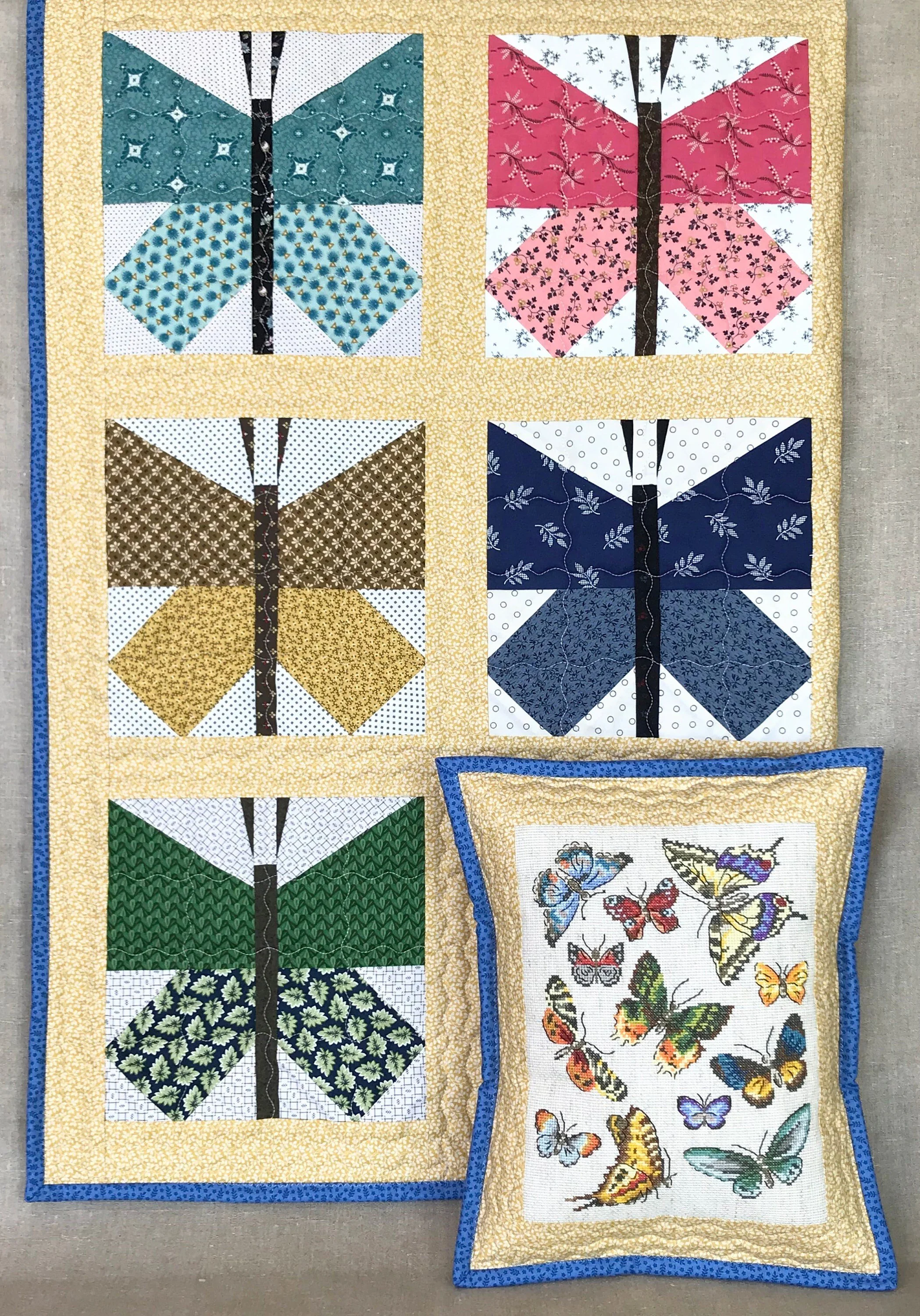 Gender Neutral Baby Quilt and pillow shower gift set