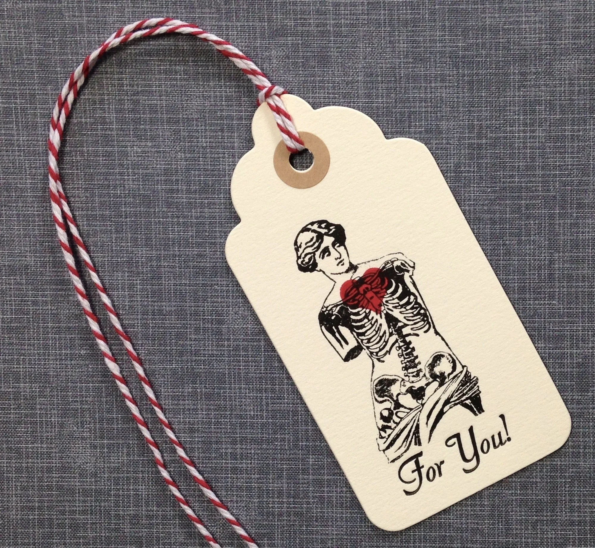 Letterpress Hanging Gift Tag - Venus, Goddess of Love