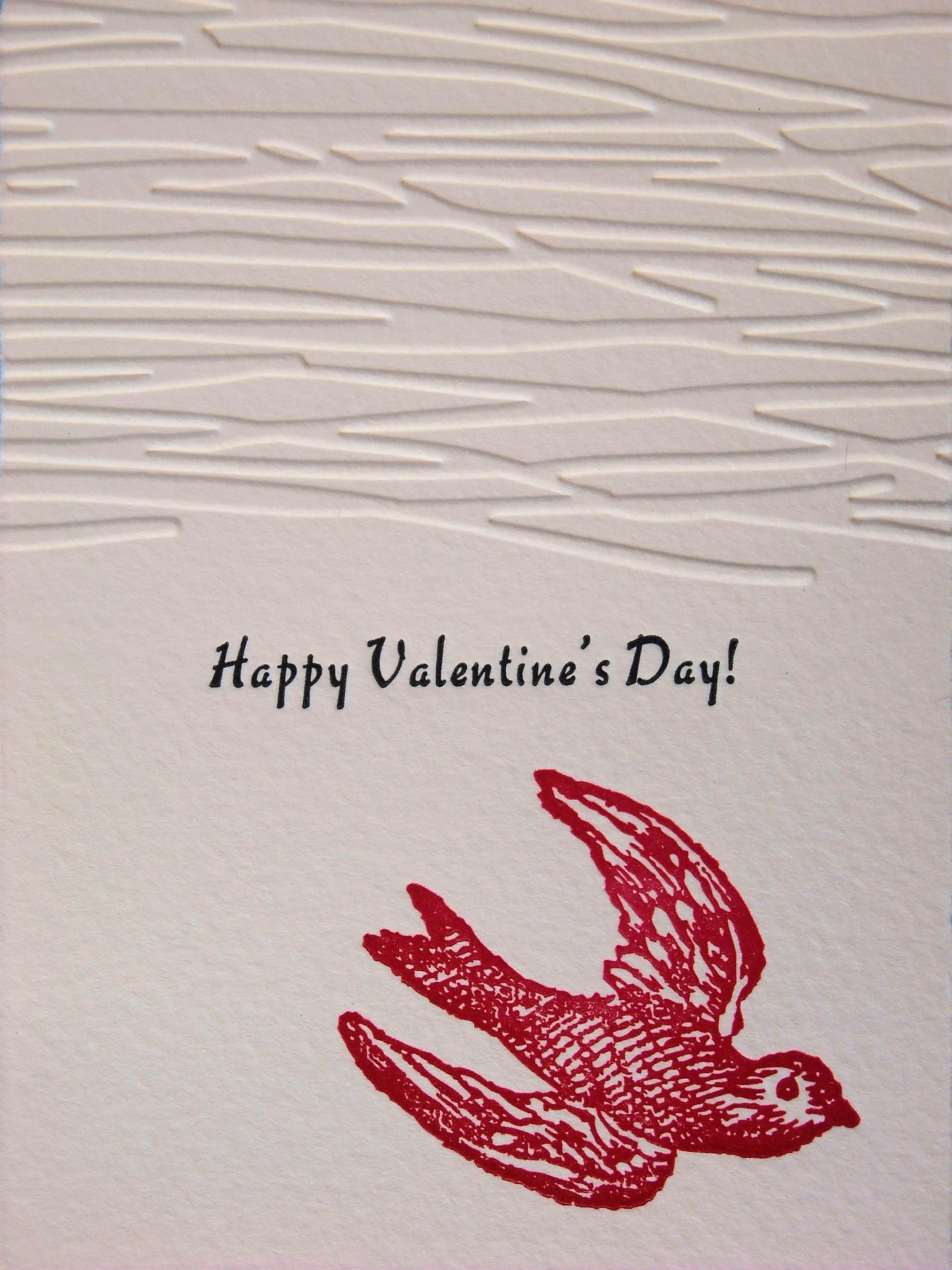 vintage embossed valentine