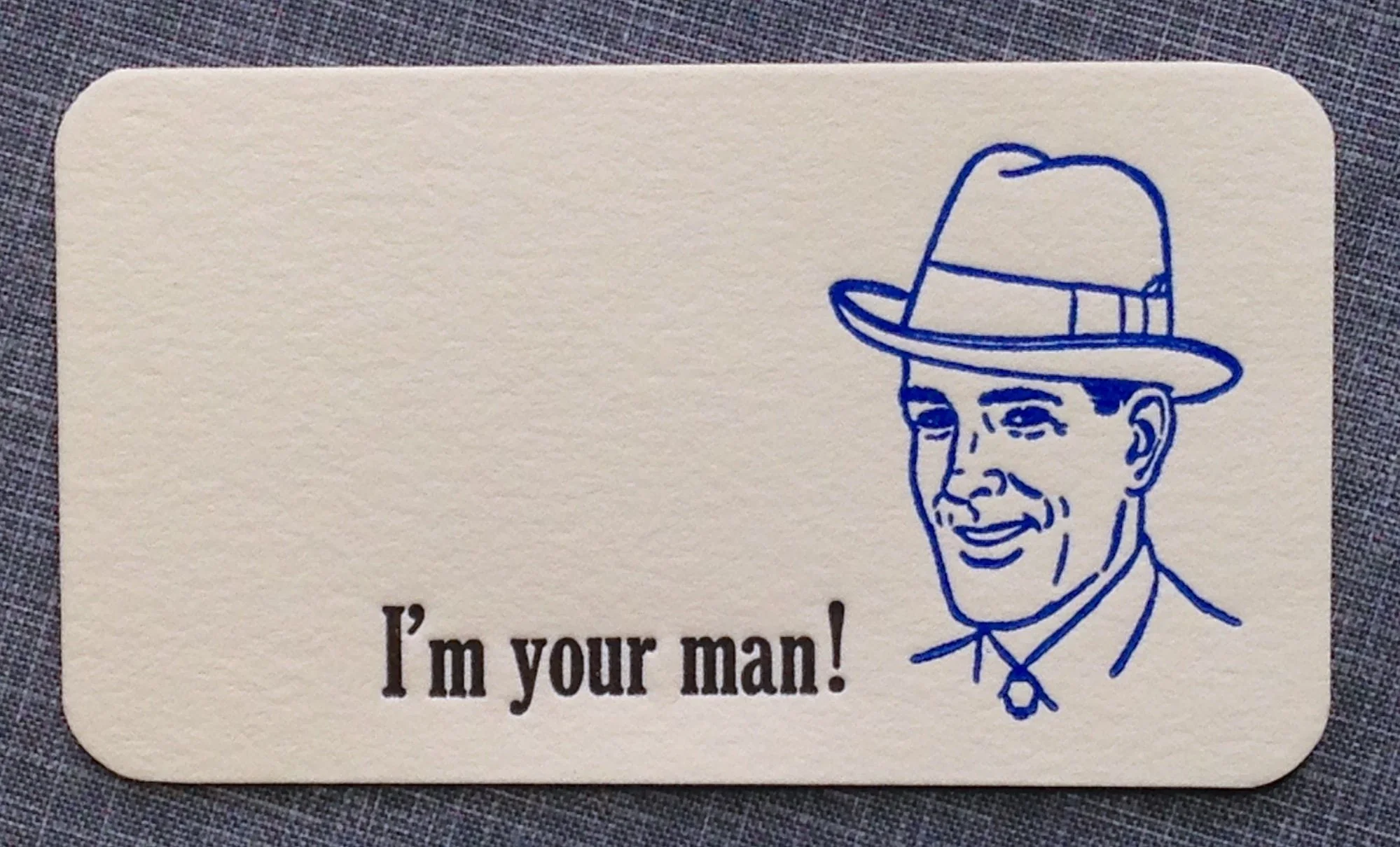 mad men greeting card