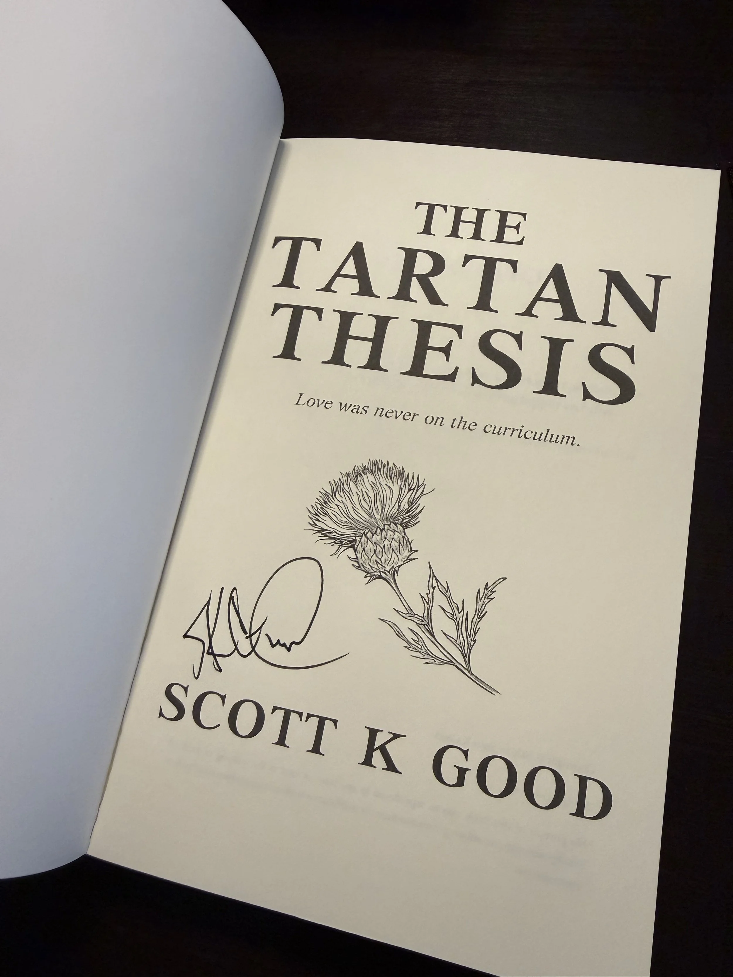 The Tartan Thesis - Signed Paperback (US Only)