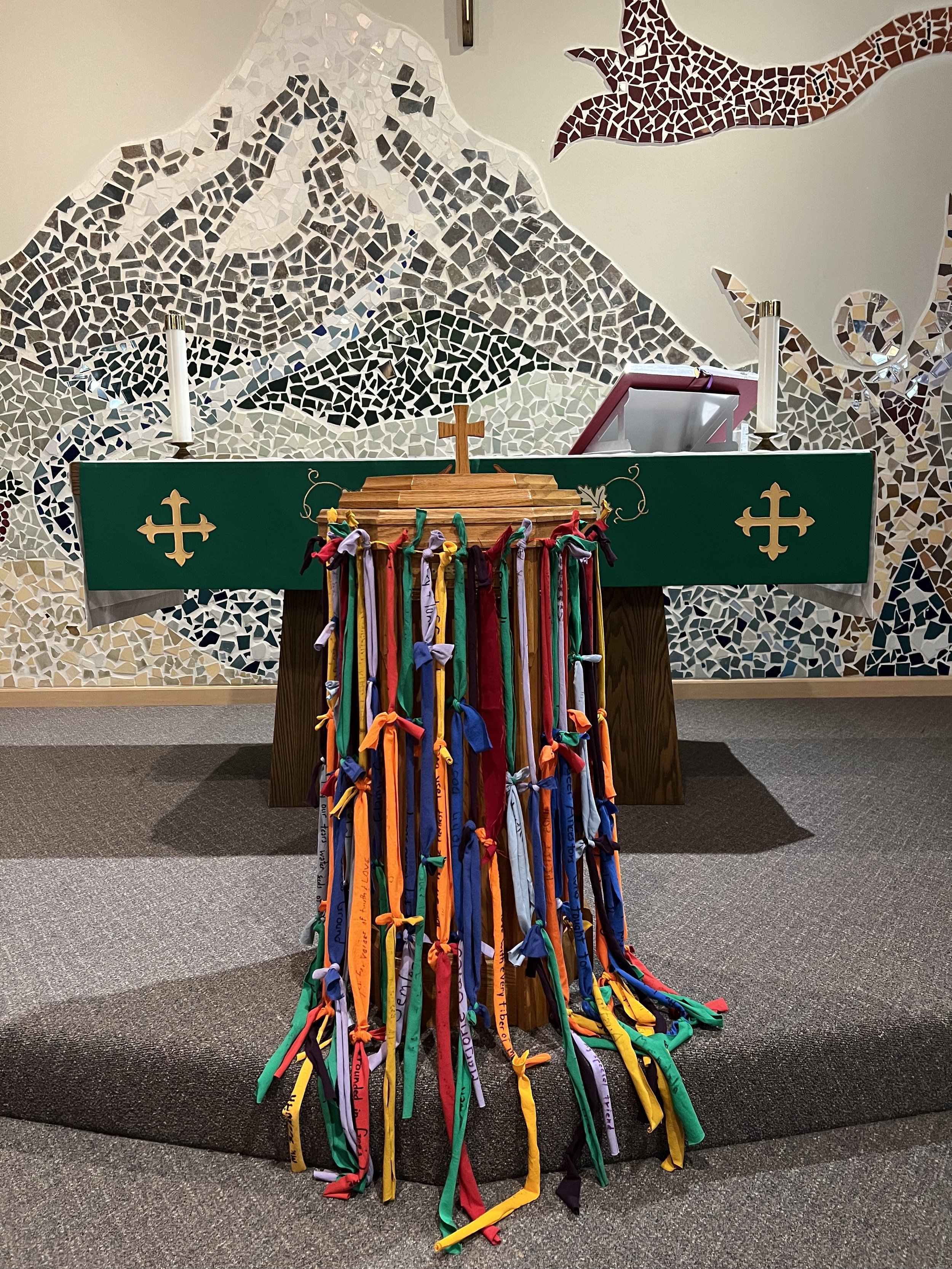 spirit of grace ritual action art installation