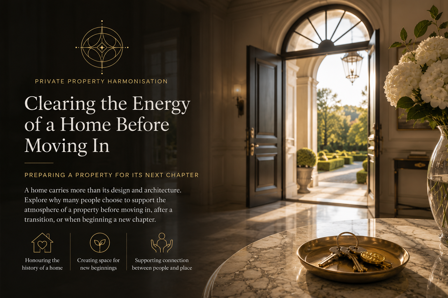 Clearing the Energy of a Home Before Moving In: Preparing a Property for Its Next Chapter