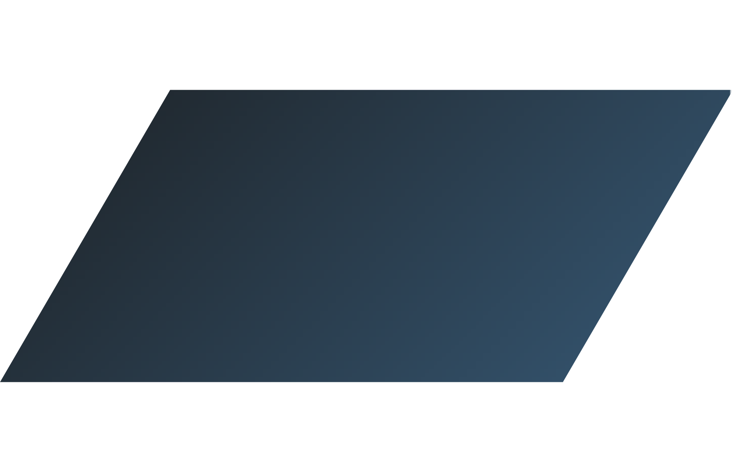 A solid-colored rectangular object, possibly a slate blue or gray, with a slight gradient, positioned at an angle.